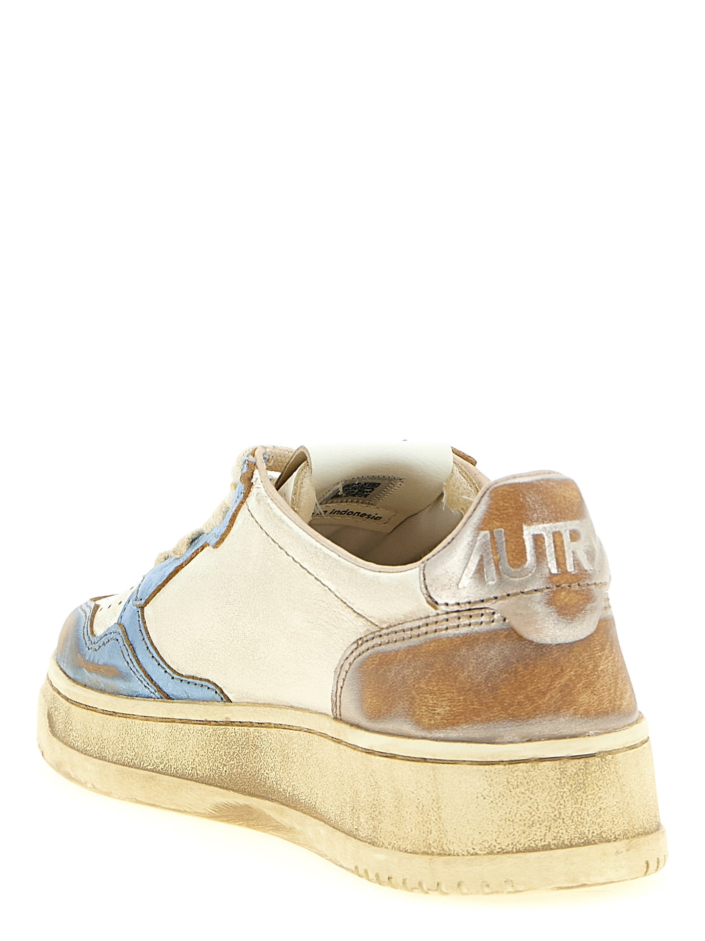 Multicolor Bull Skin Low Top Sneakers