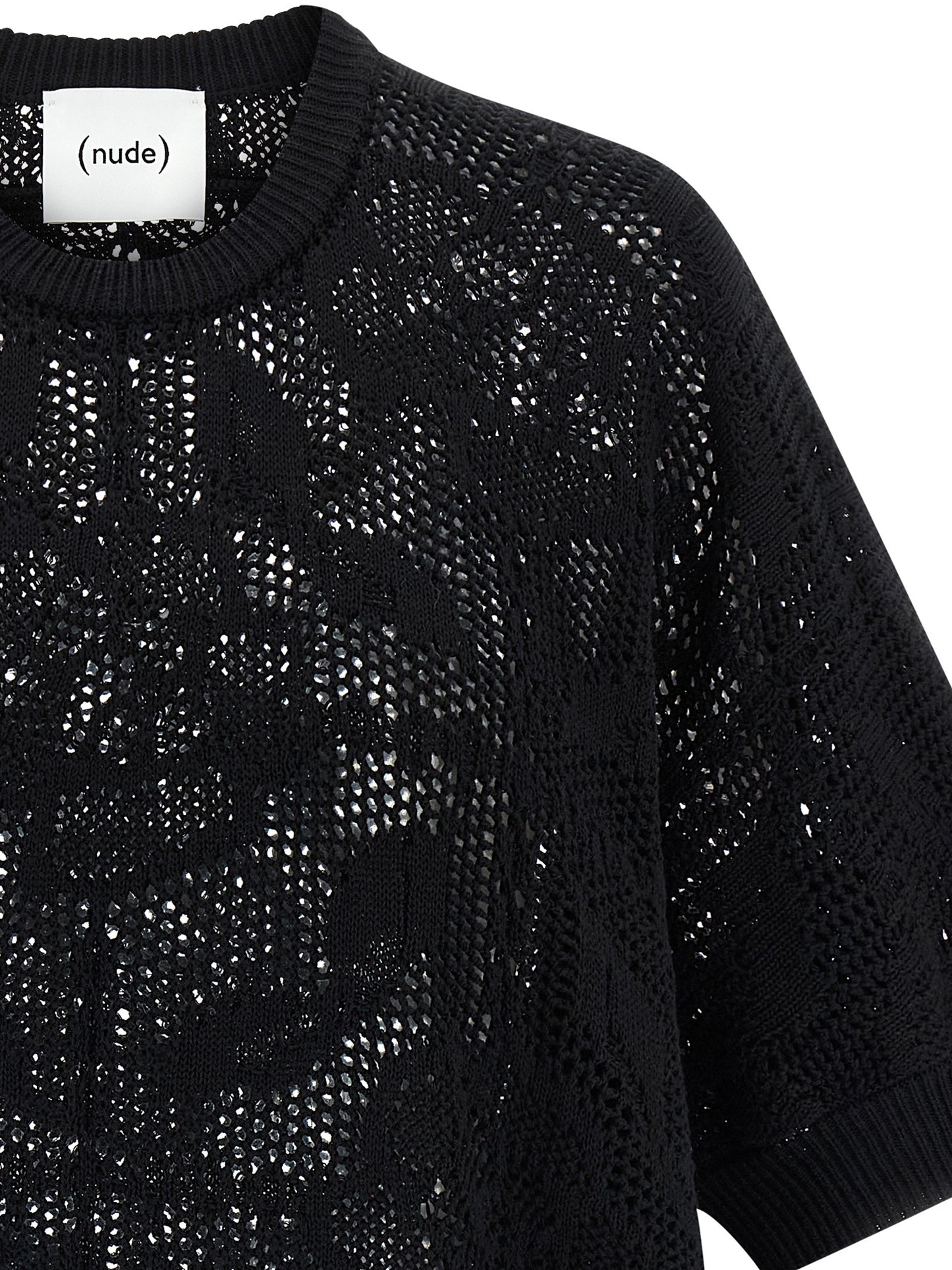 Black Cotton Cardigan