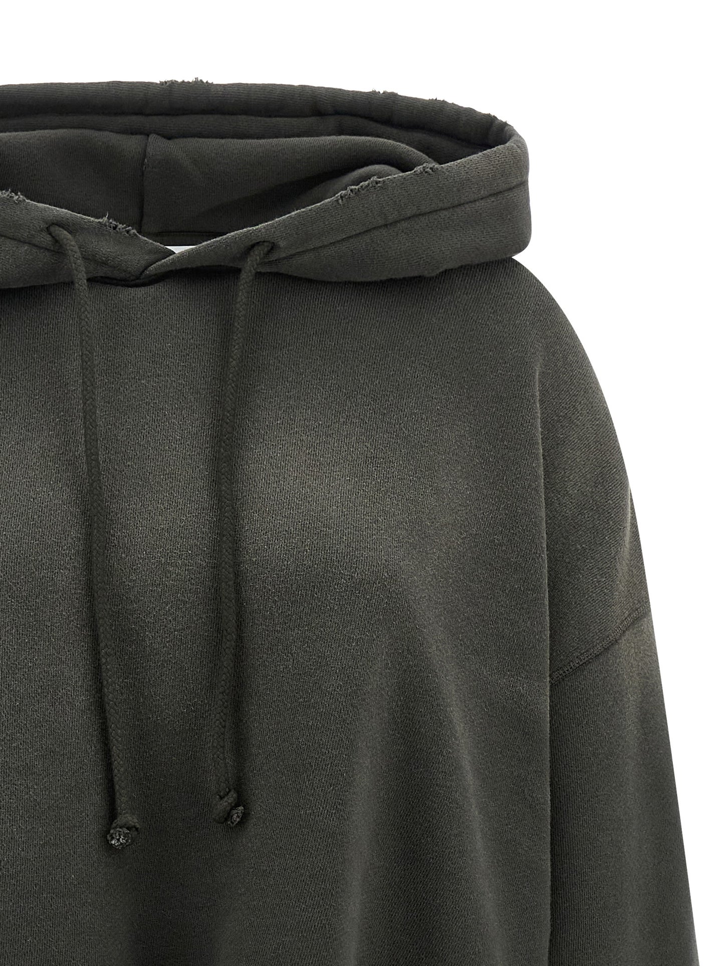 Gray Cotton Hoodie