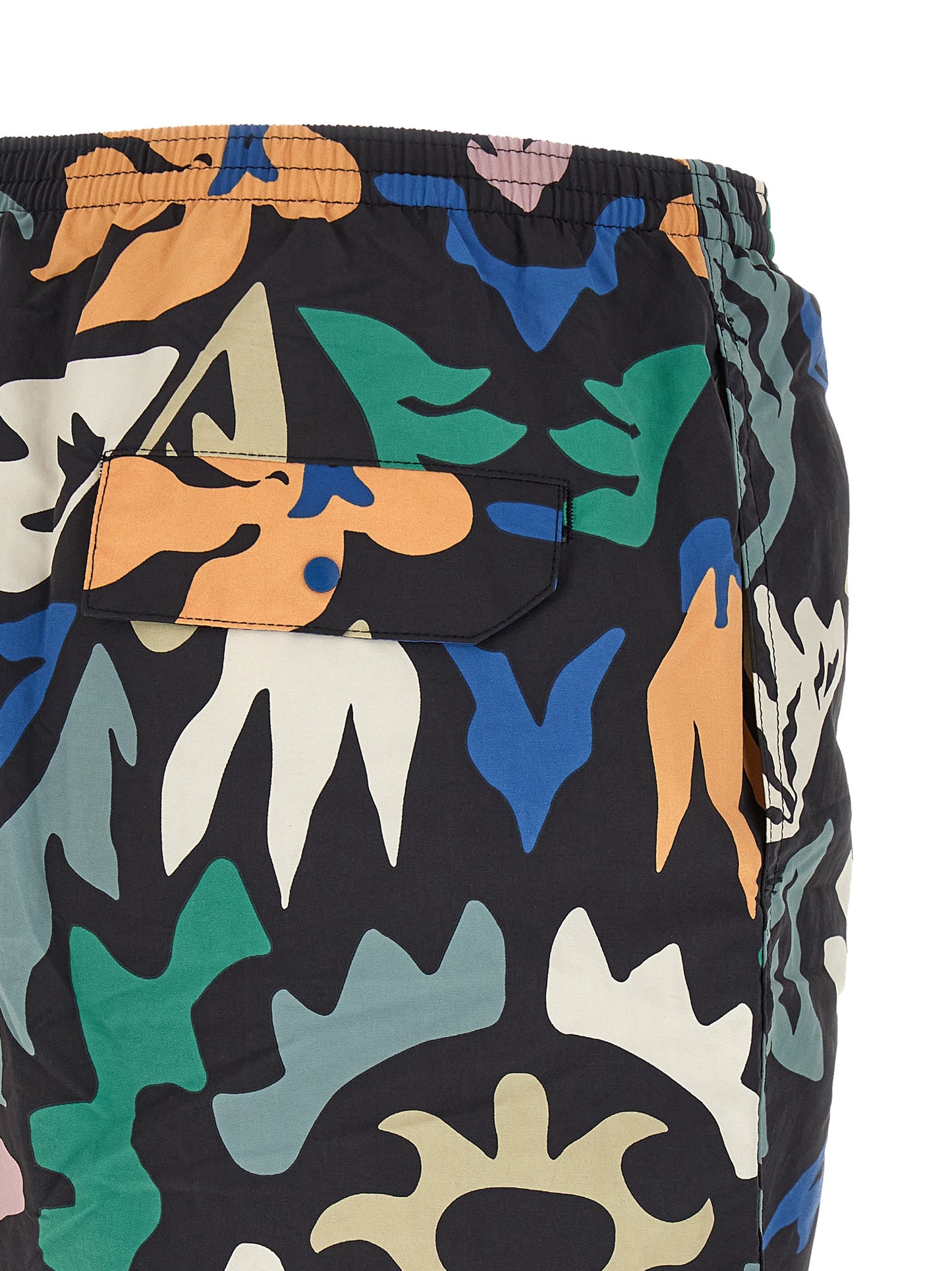 Multicolor Polyester Swim Shorts
