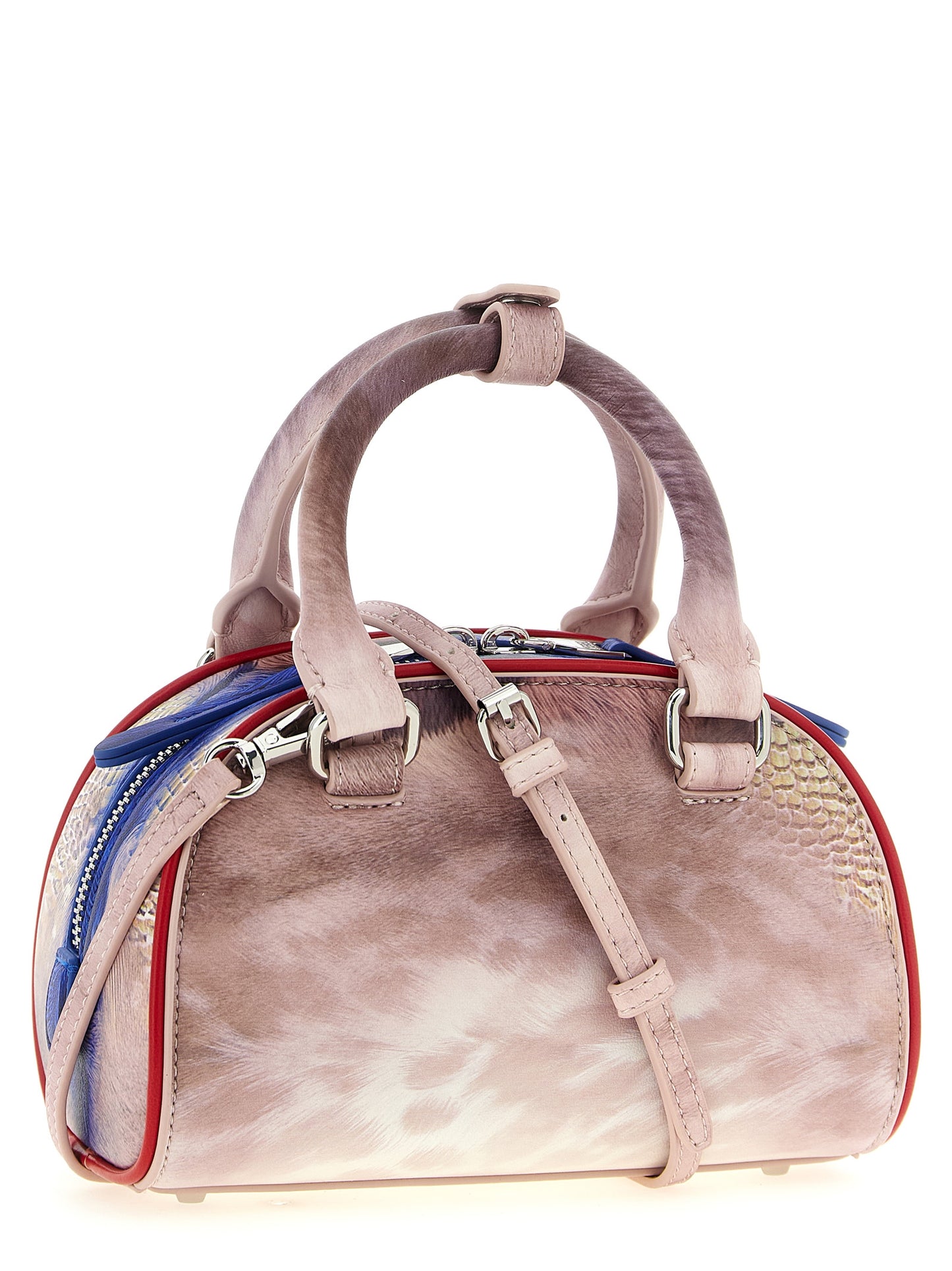Multicolor Polyethylene Crossbody Bag