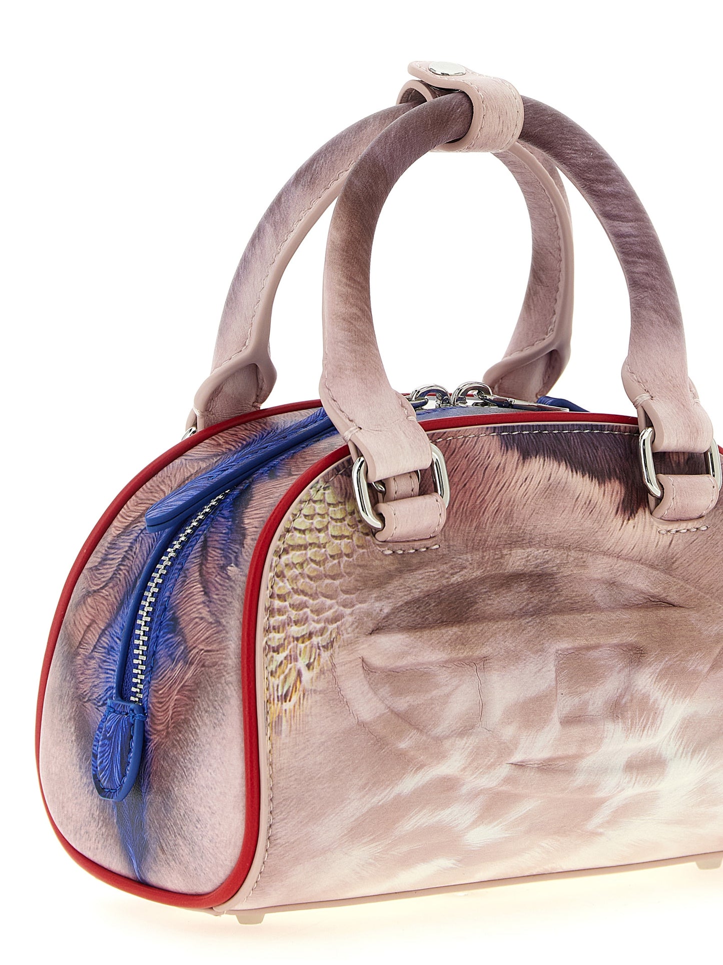 Multicolor Polyethylene Crossbody Bag