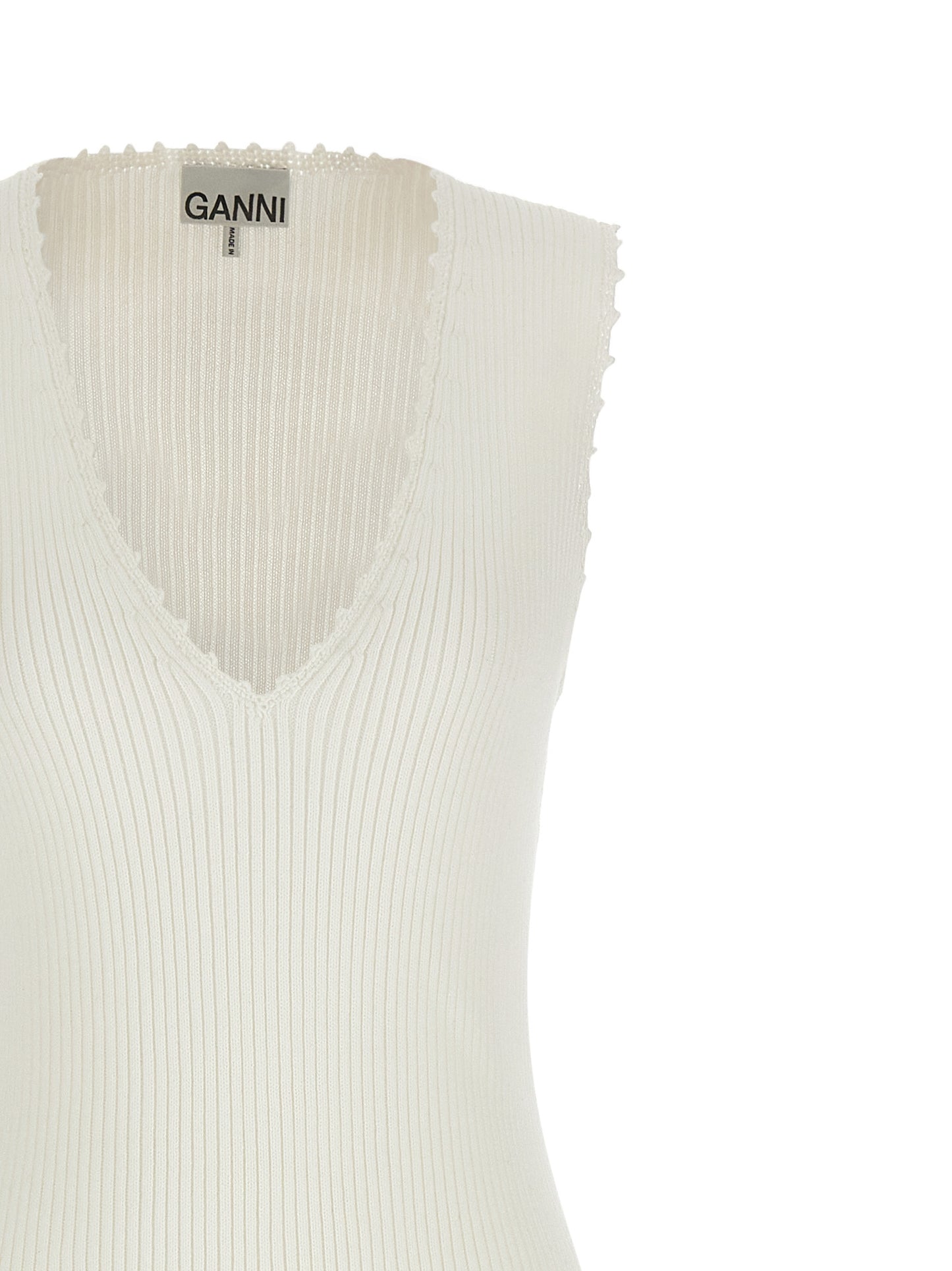 White Organic Cotton Long Dress