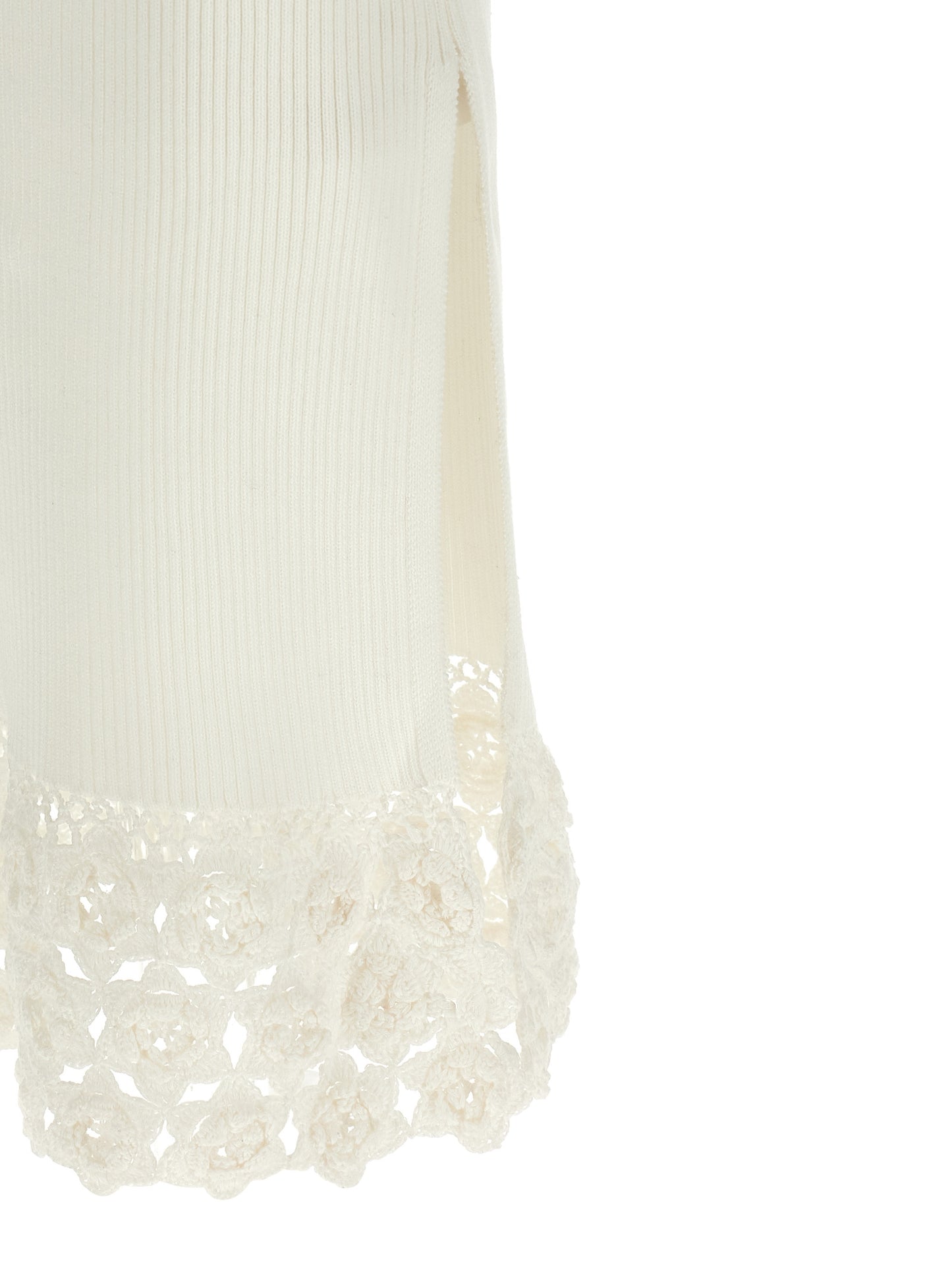 White Organic Cotton Long Dress