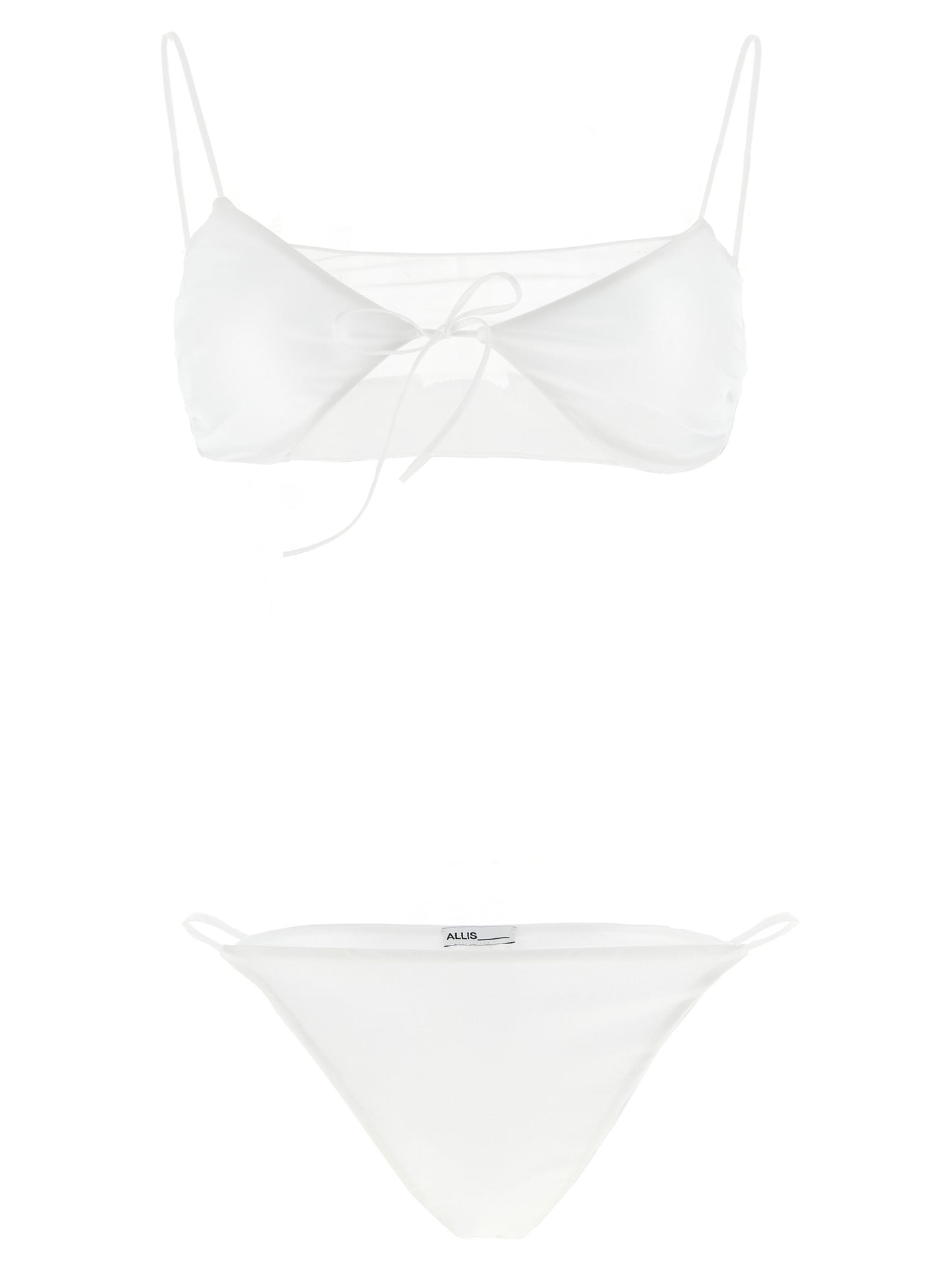 White Polyester Bikini