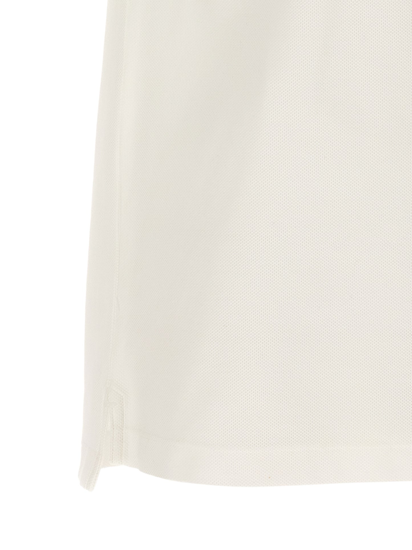 White Cotton Polo Shirt