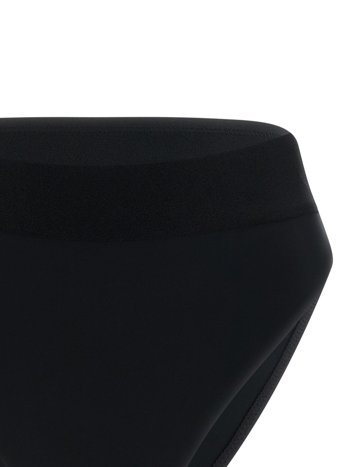 Black Recycled Polyamide Swim Briefs