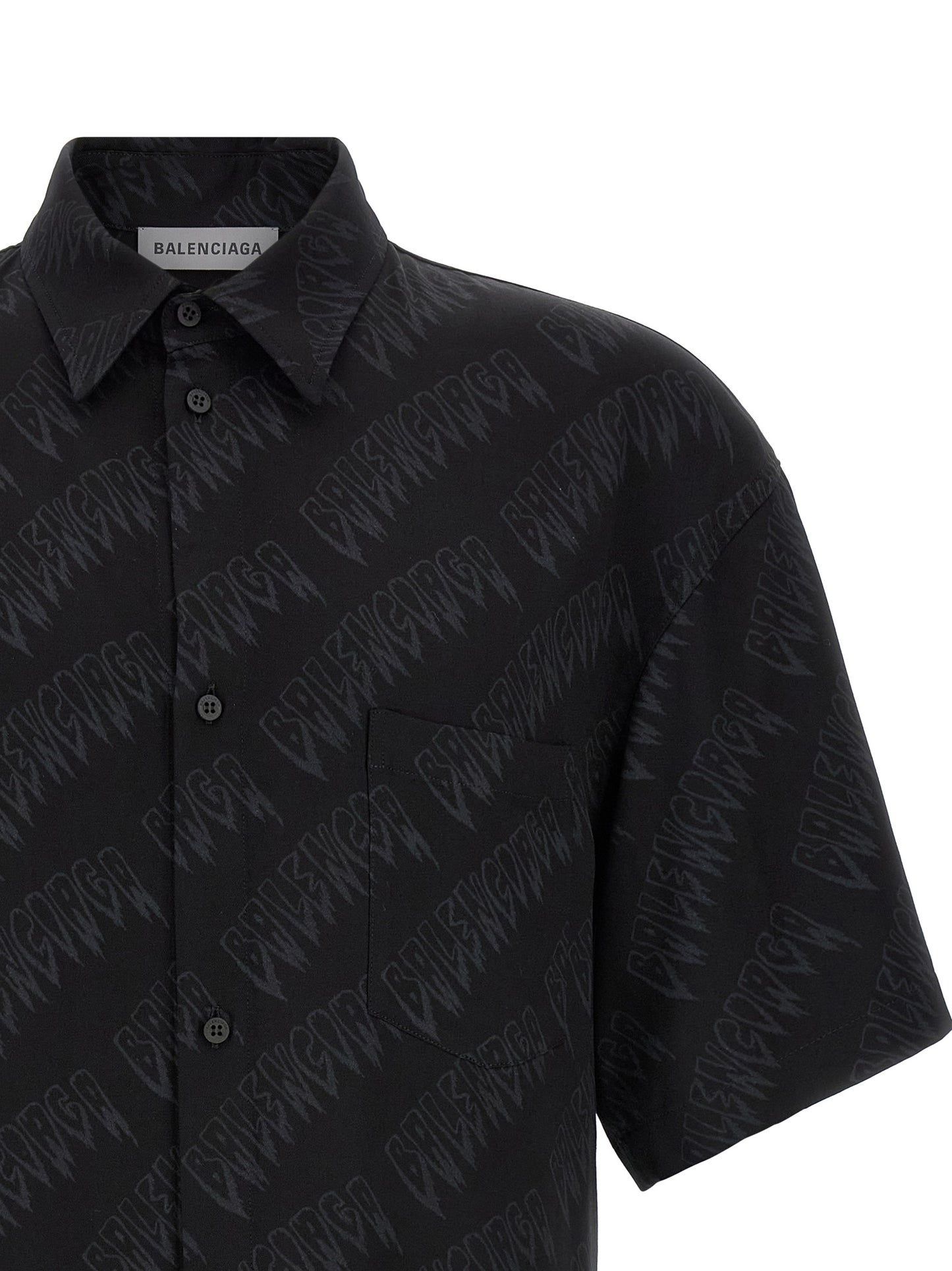 Black Viscose Blouse