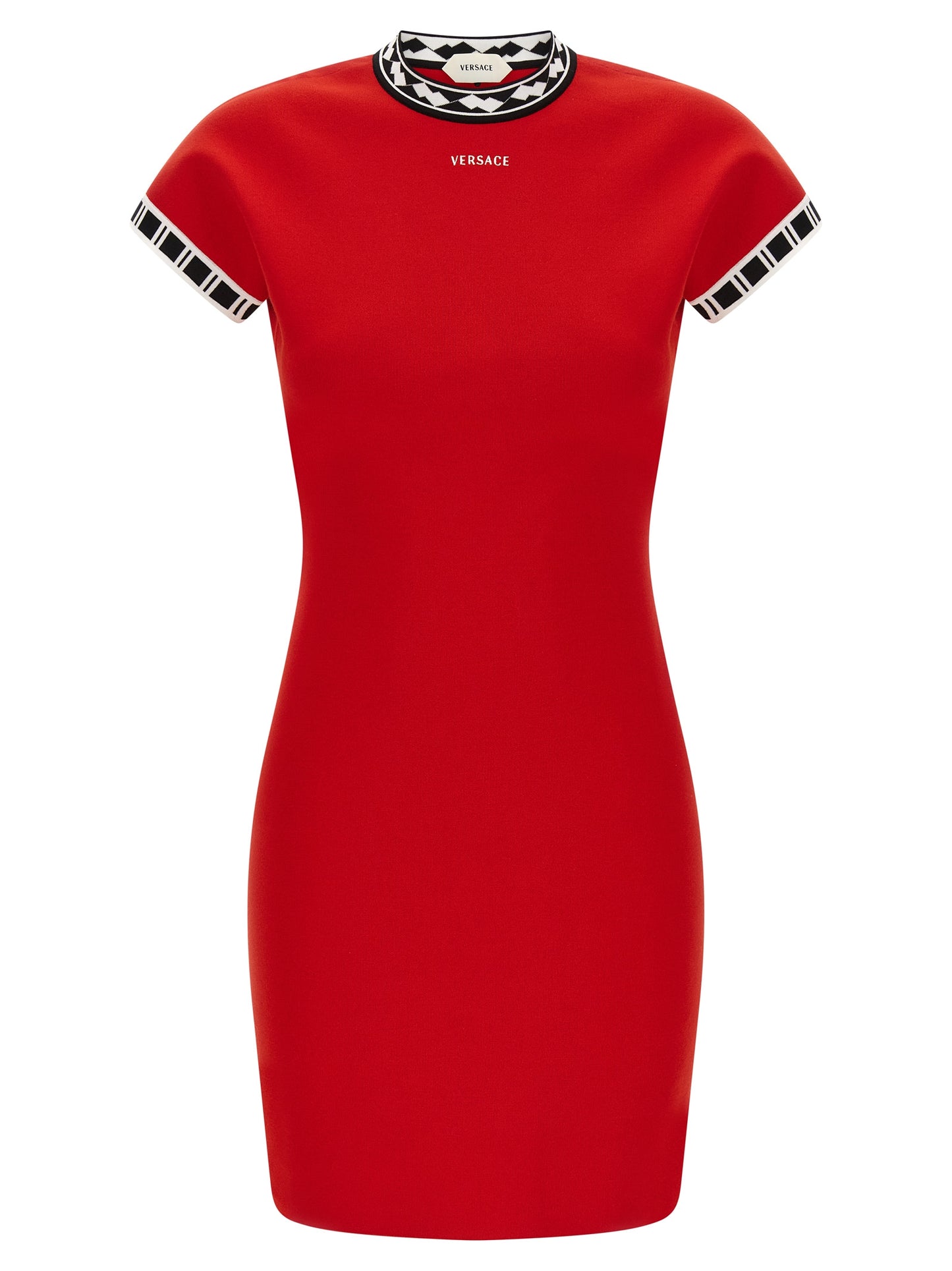 Multicolor Cotton Short Dress