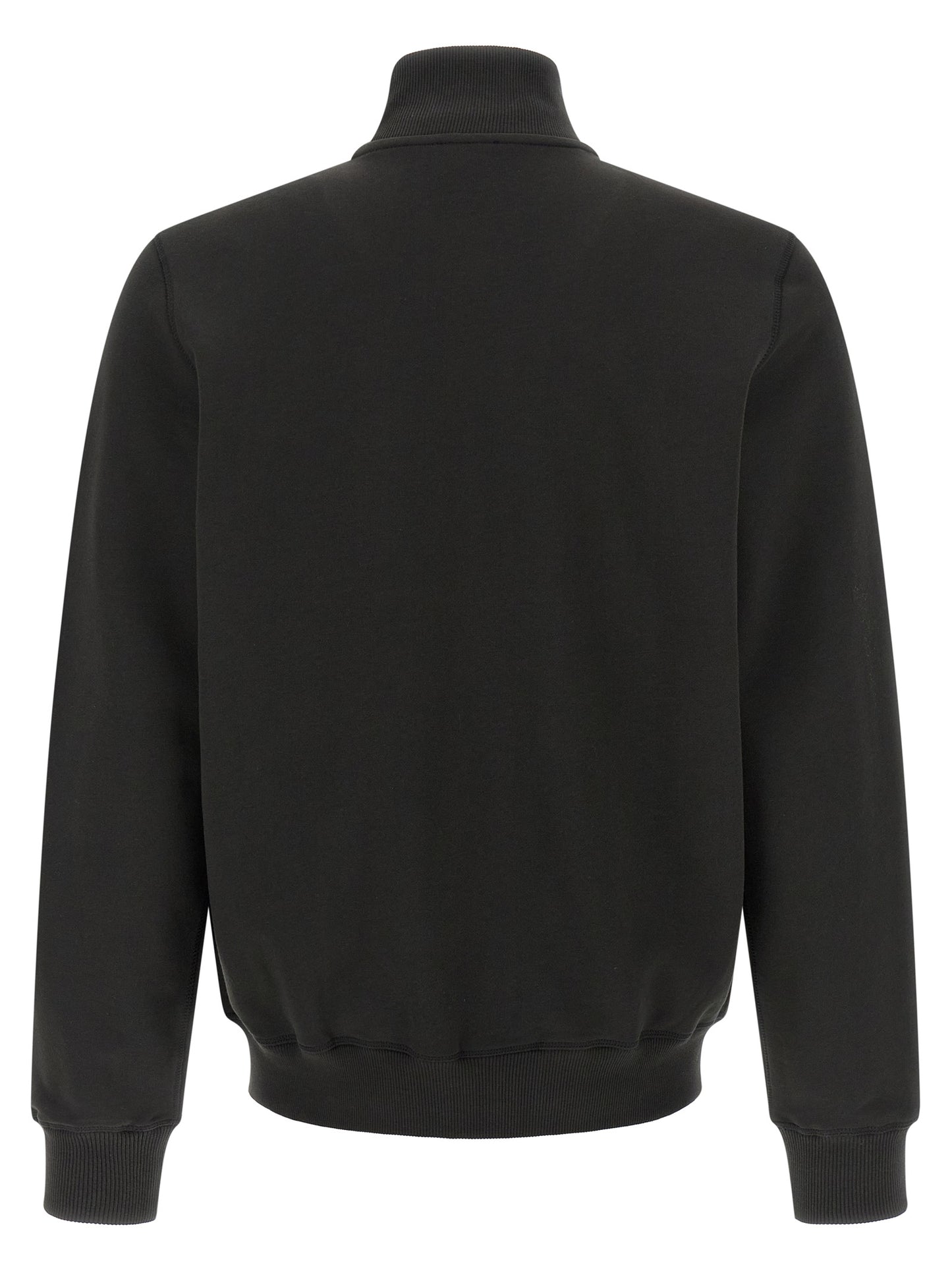 Black Cotton Sweatshirt
