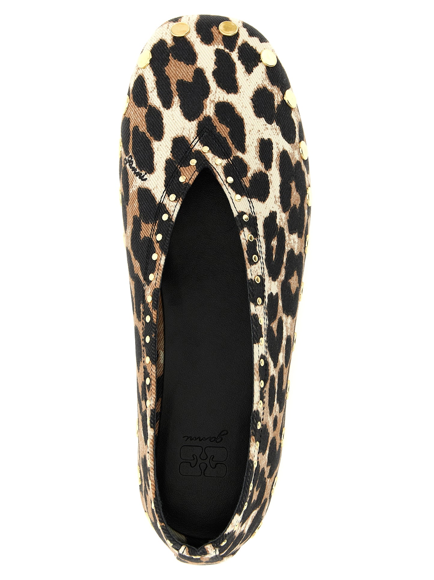 Multicolor Cotton Ballet Flats