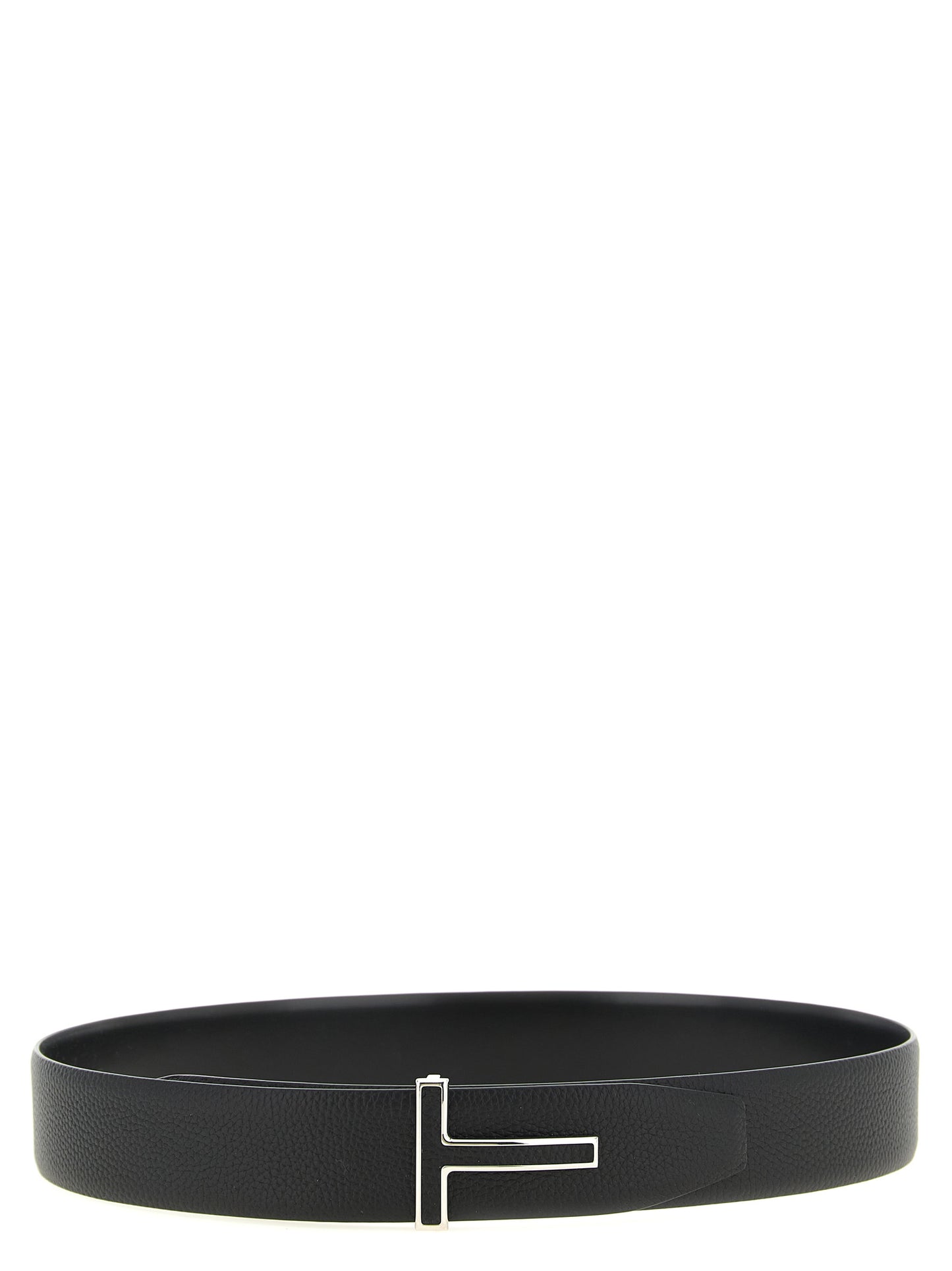 Black Calfskin Regular Belt