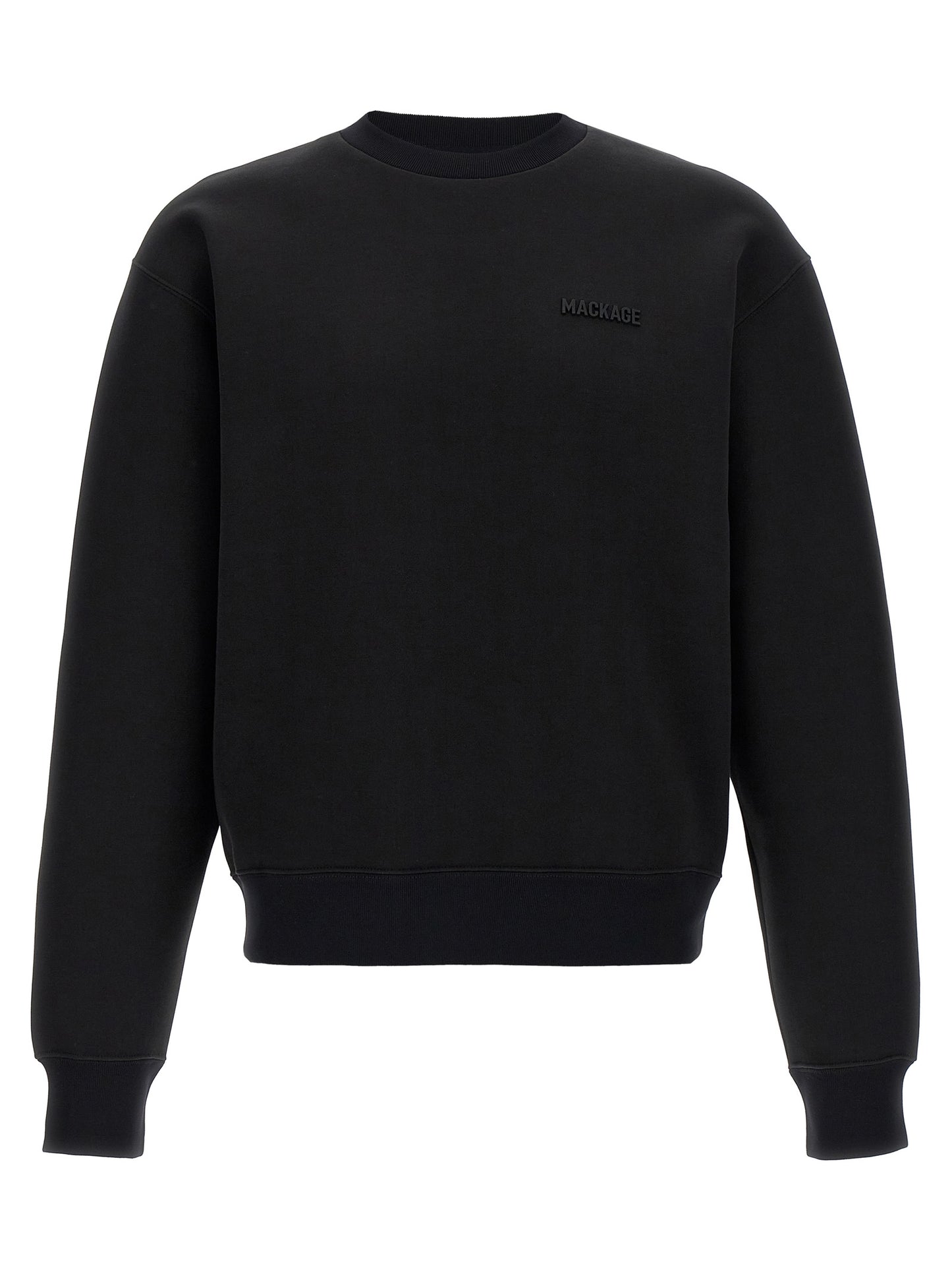 Black Cotton Sweatshirt