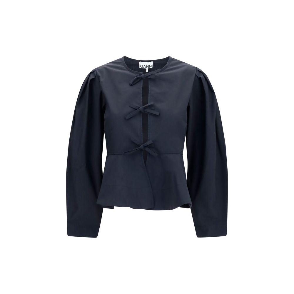 Black Cotton Blouse