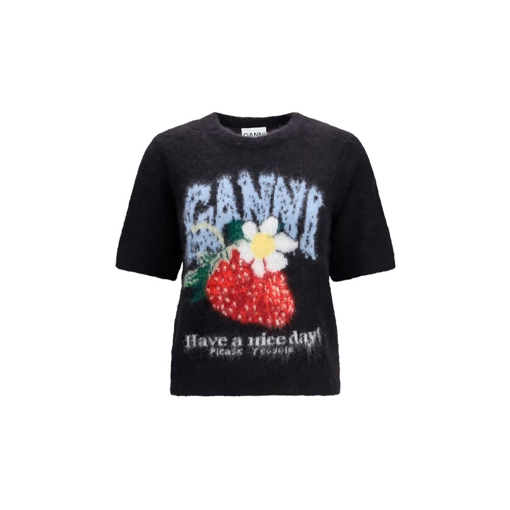 Black Alpaca Vicugna Pacos T-Shirt