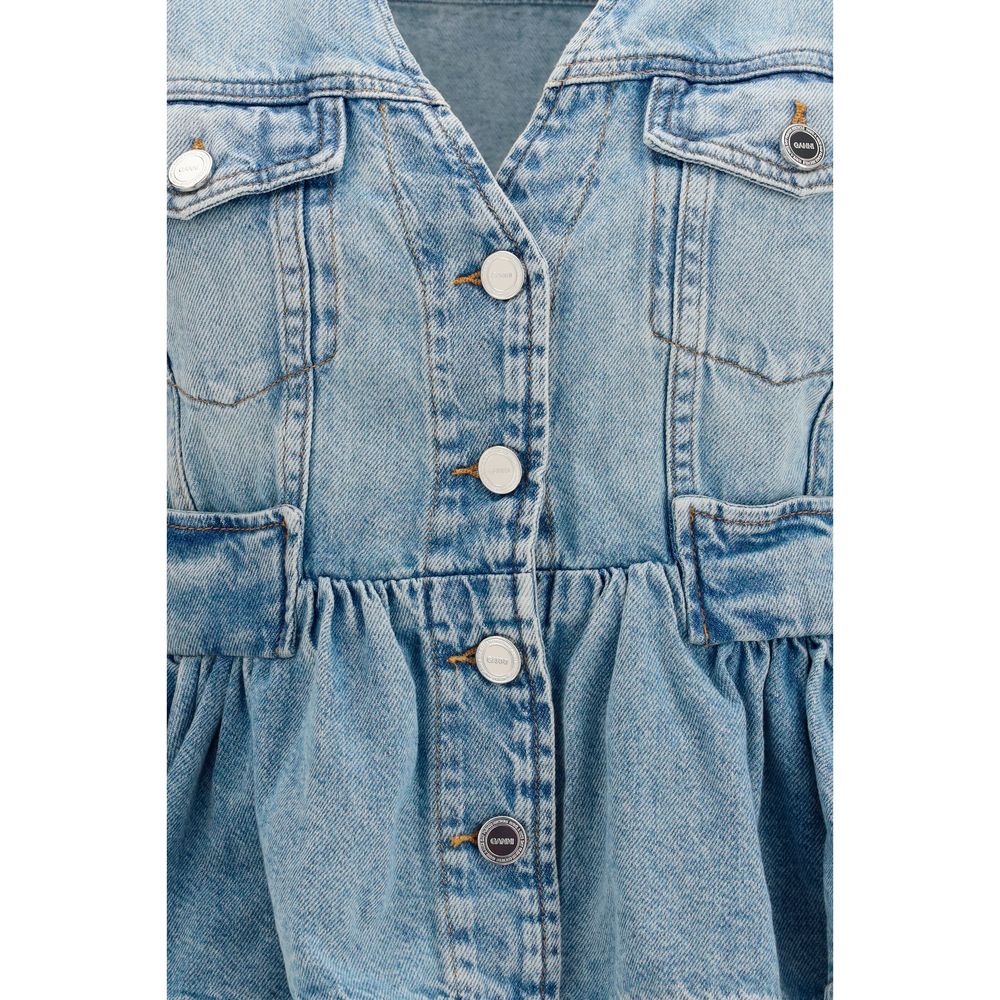 Blue Cotton Denim Jacket