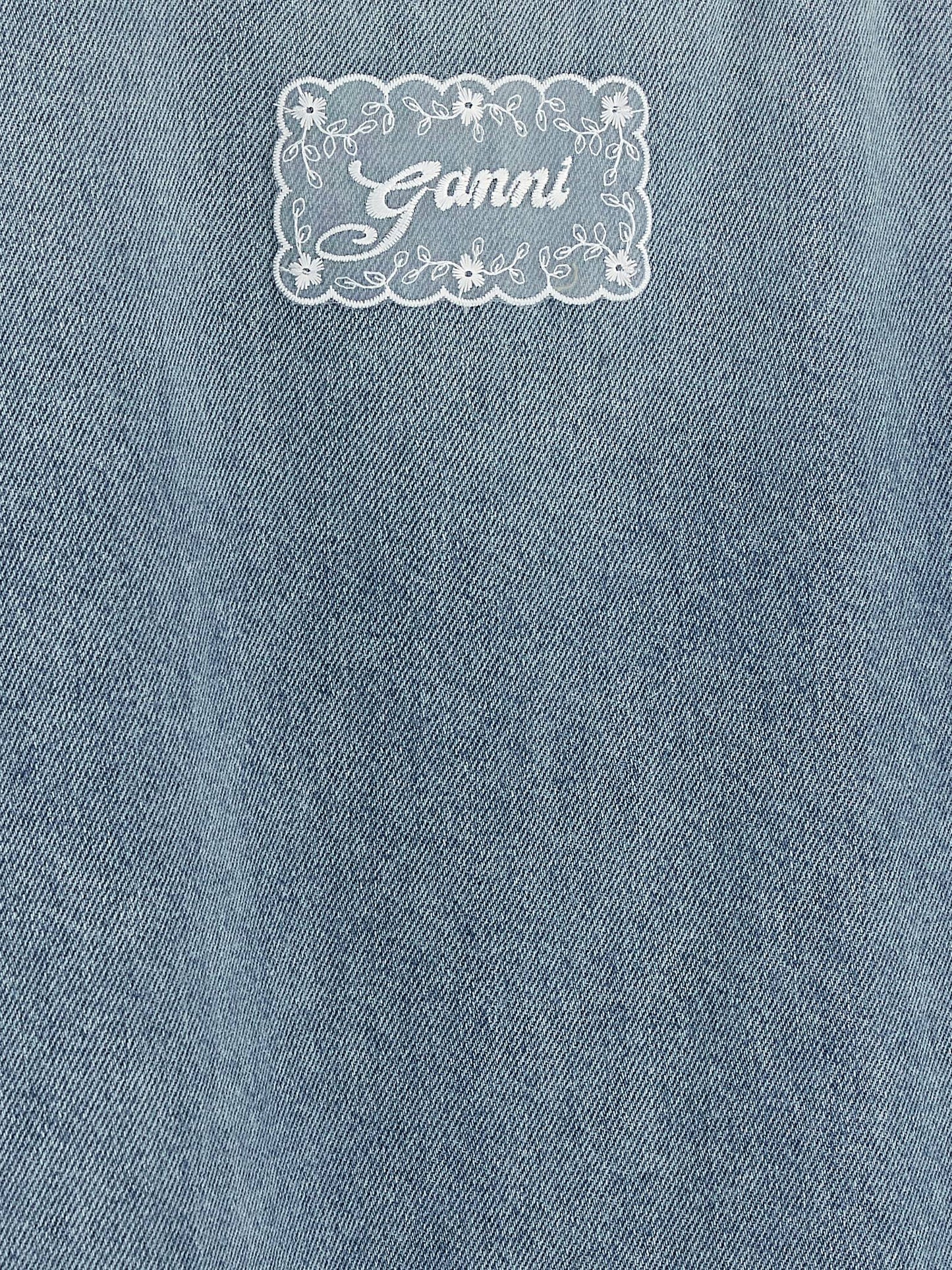 Blue Organic Cotton Short Dress