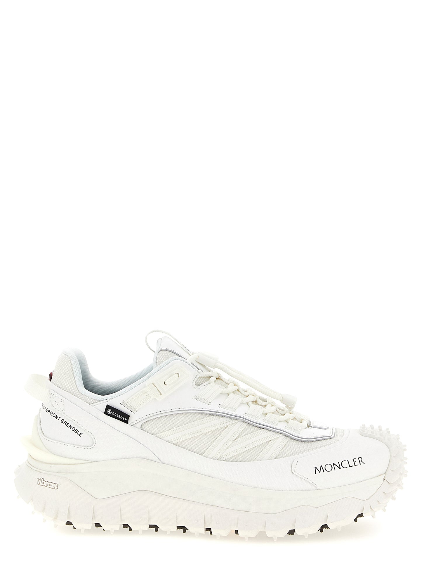 White Polyamide Athletic Sneakers