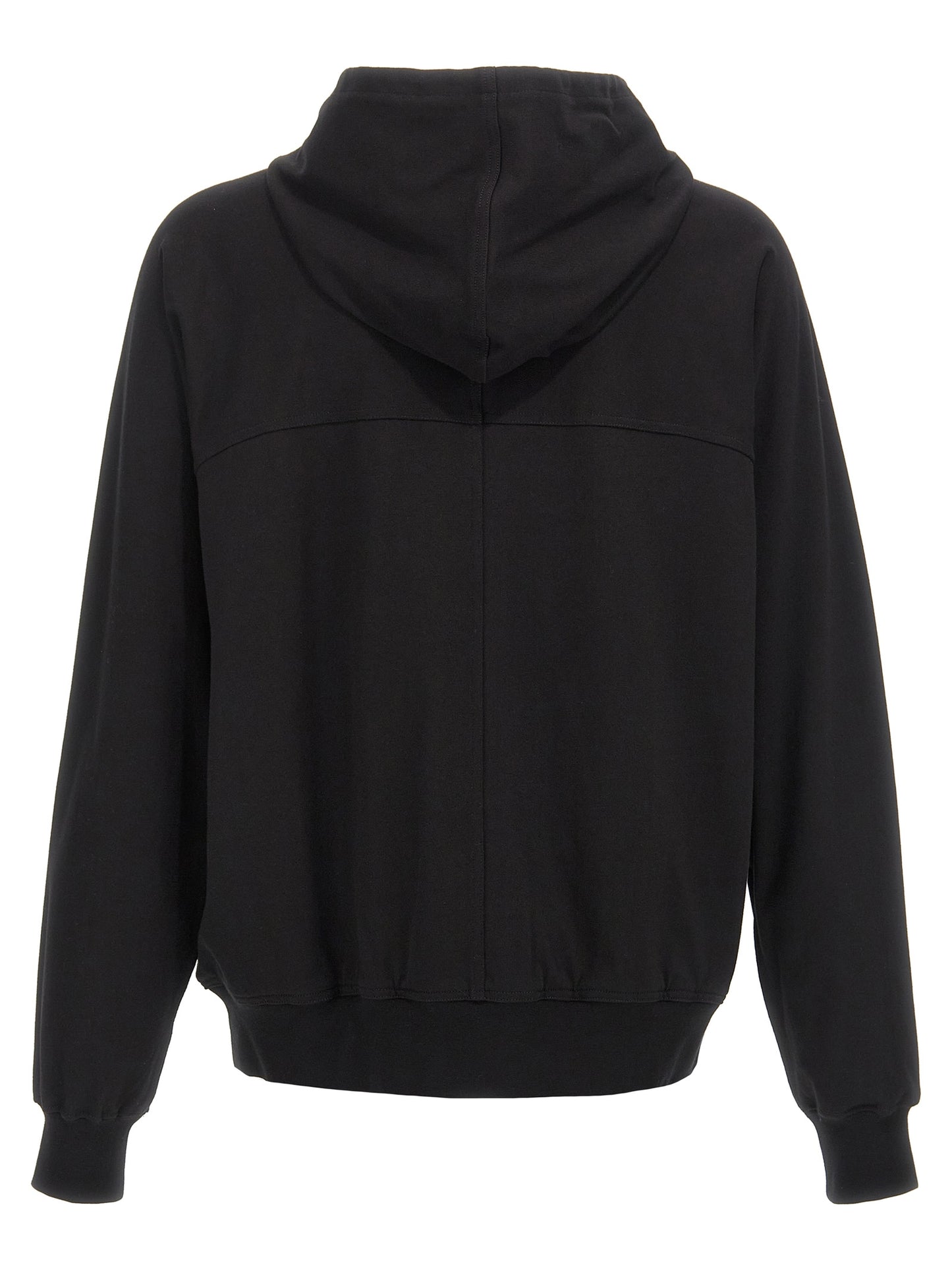 Black Cotton Hoodie