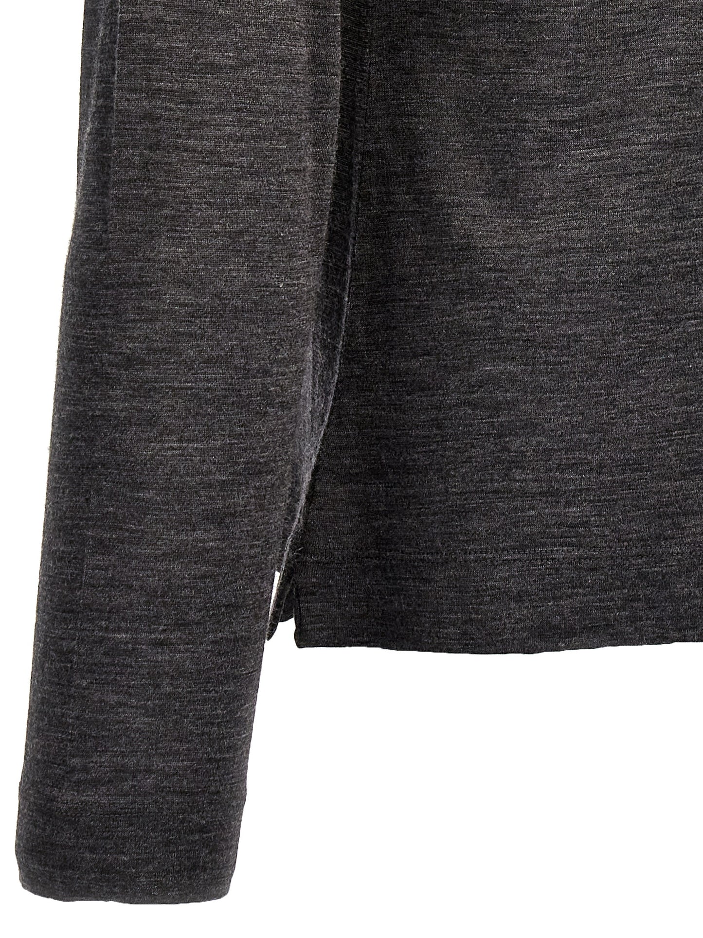 Gray Virgin Wool Cardigan