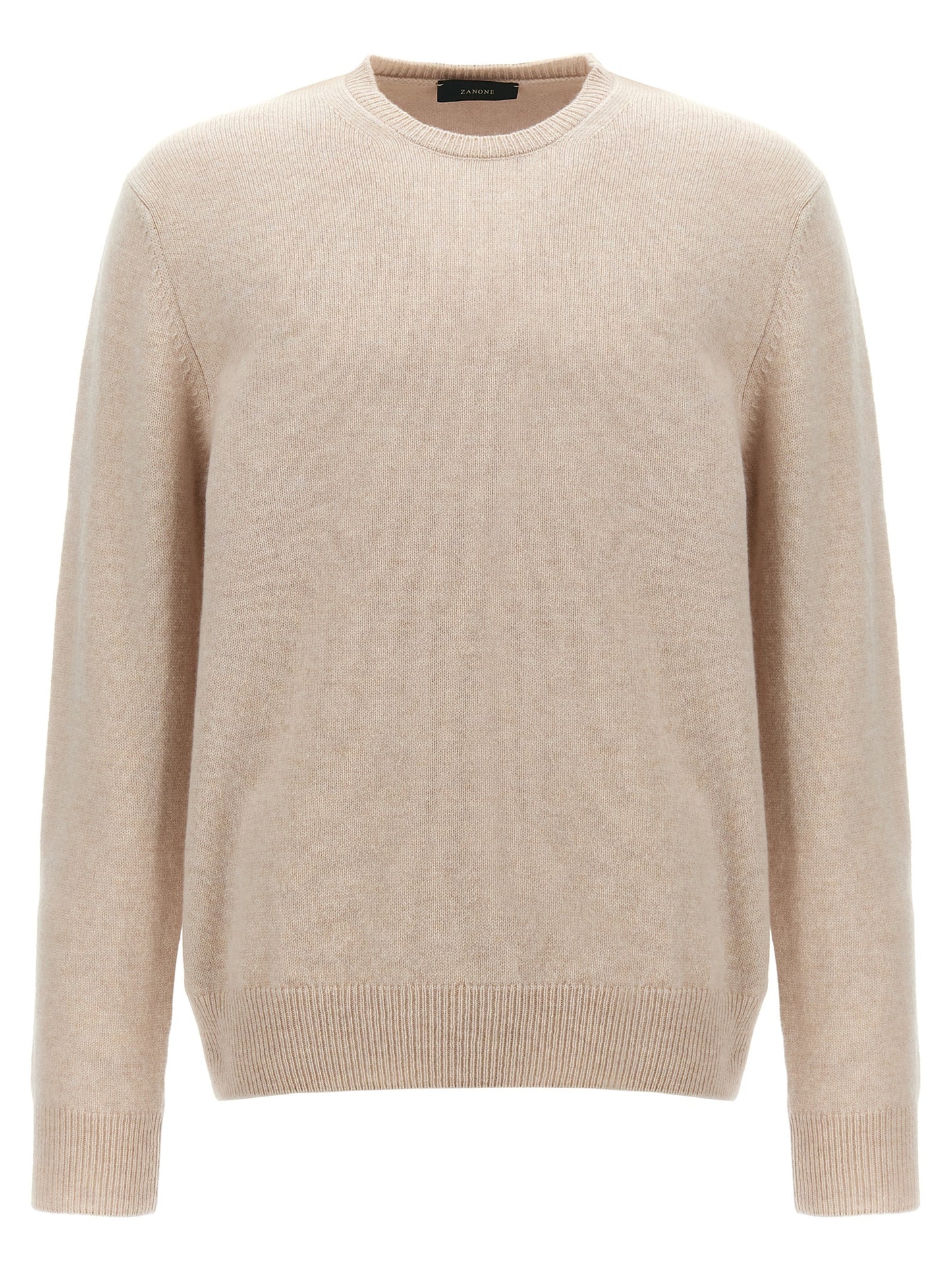 Beige Virgin Wool Cardigan