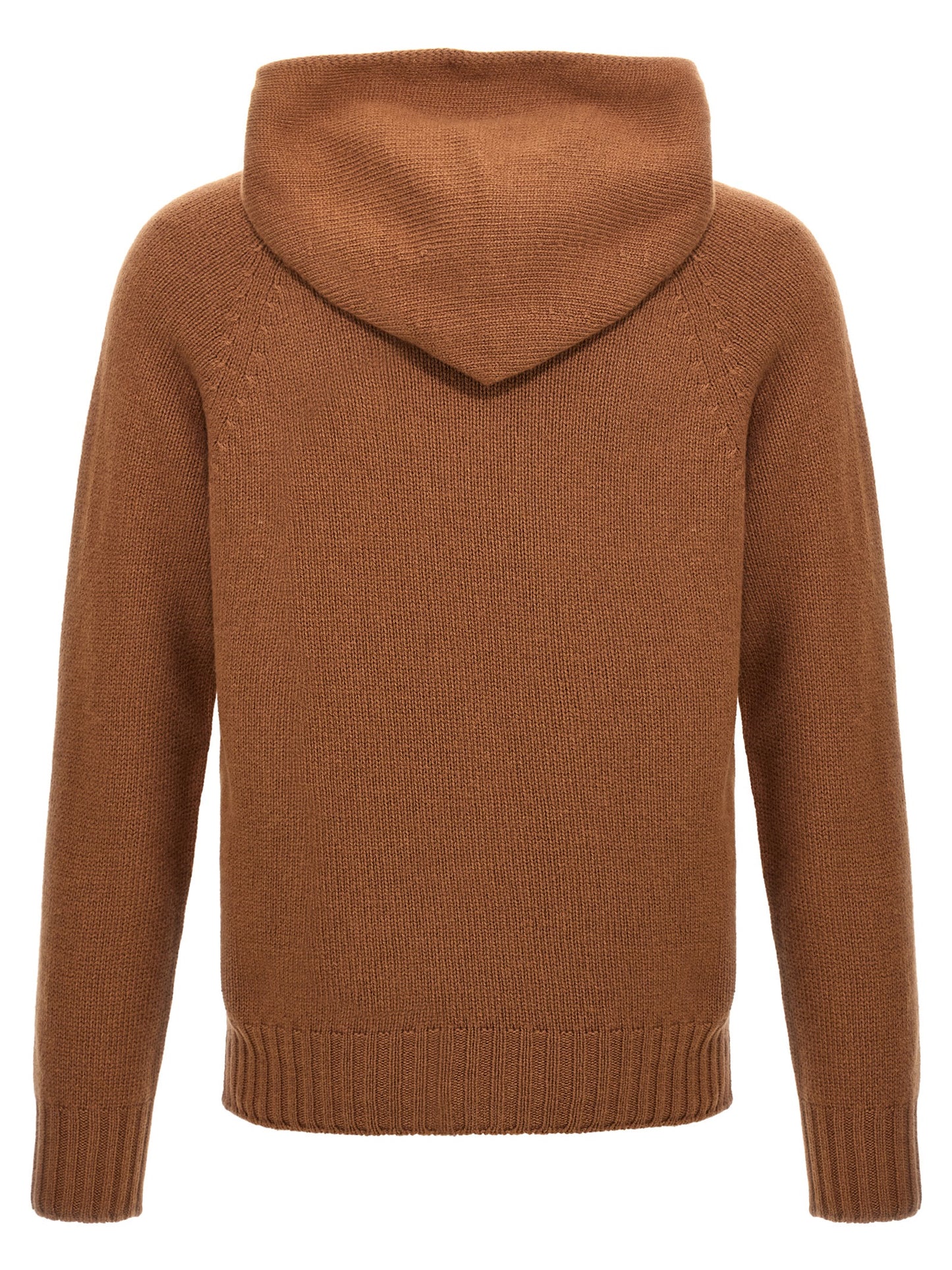 Brown Wool Cardigan