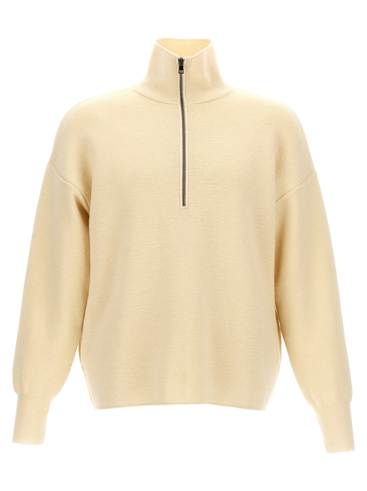 White Merino Wool Cardigan