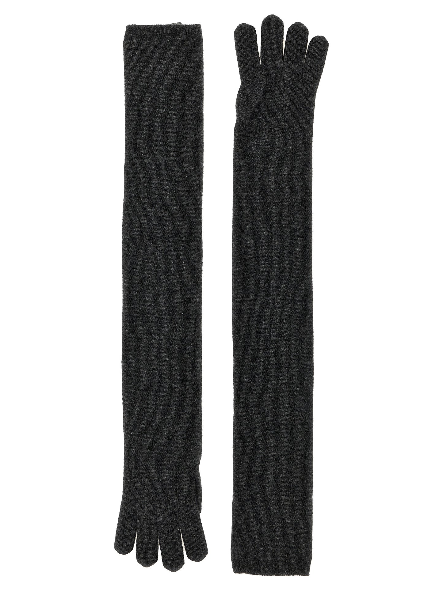Gray Cashmere Gloves