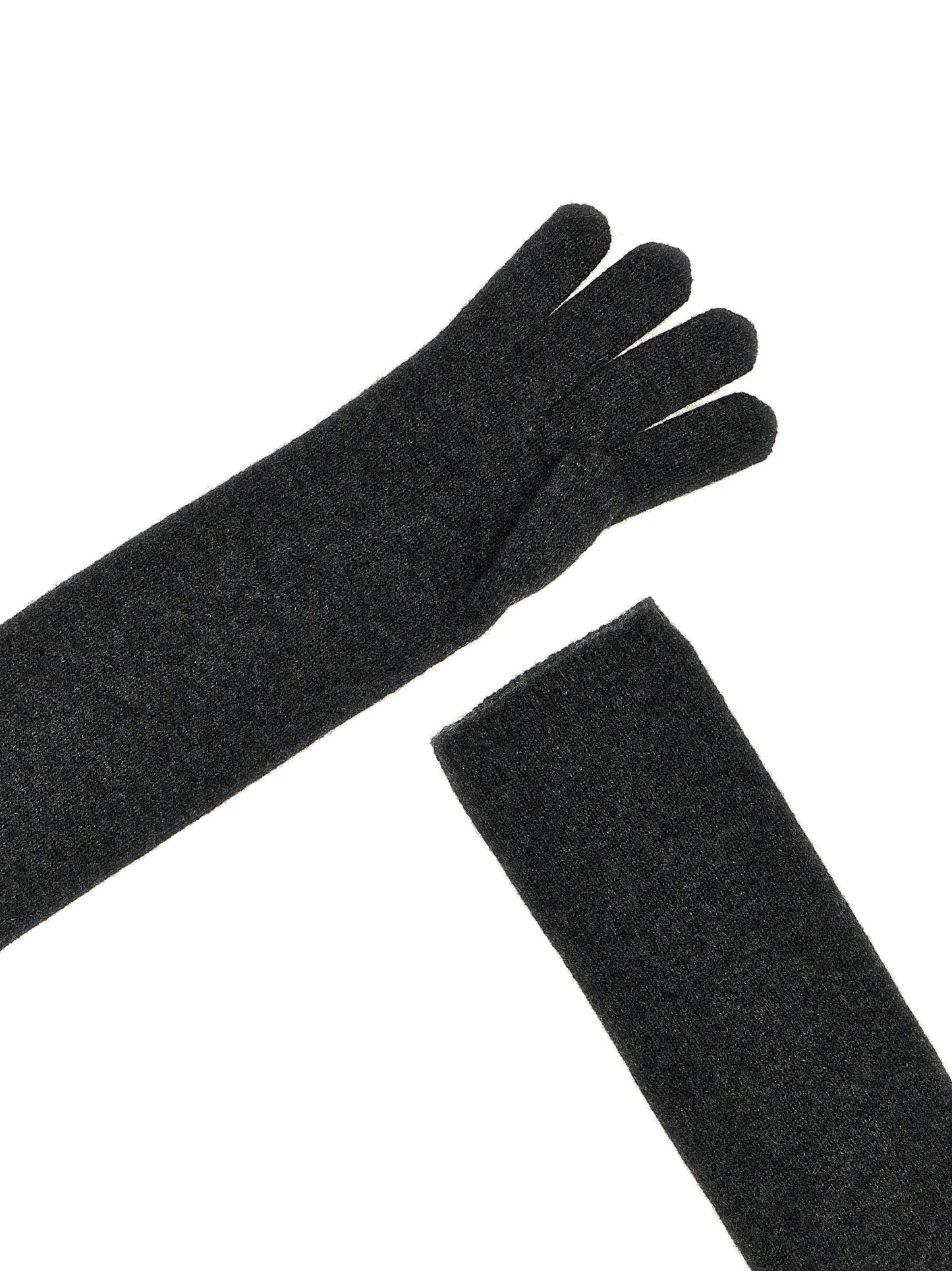 Gray Cashmere Gloves