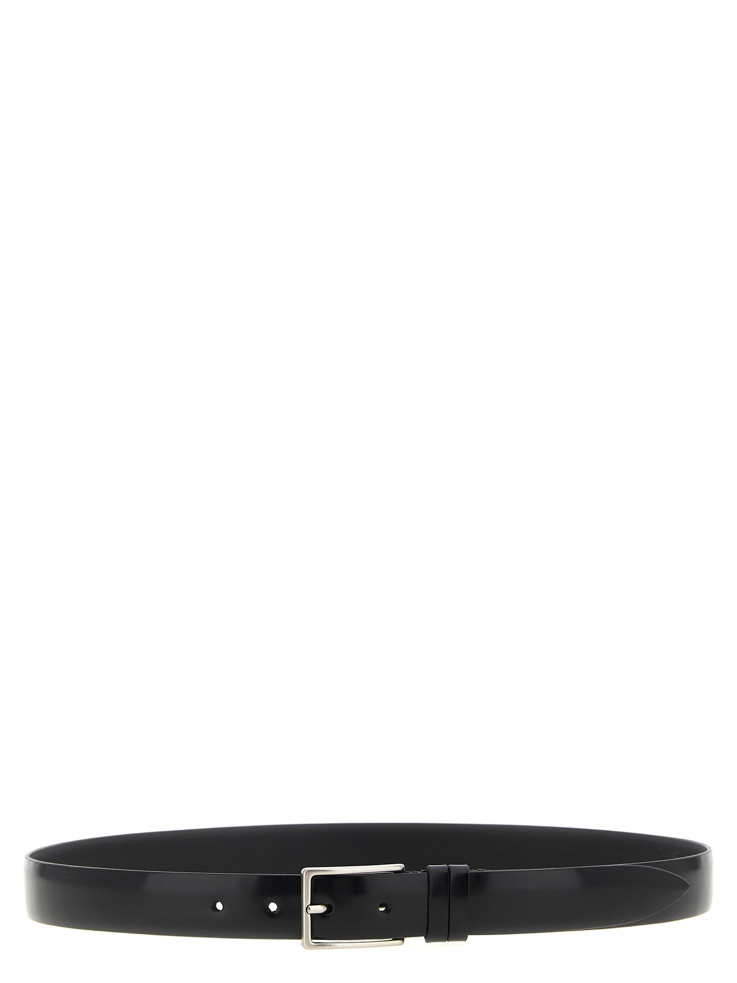 Black Leather Regular Belt