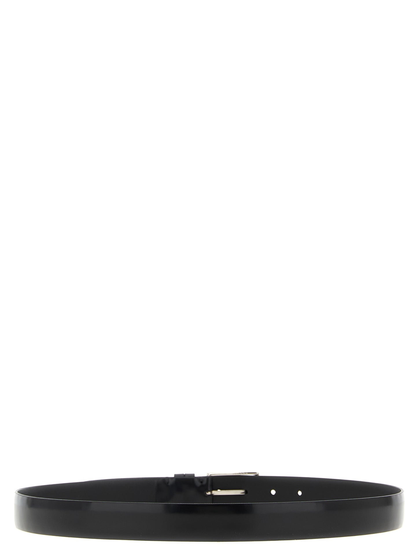 Black Leather Regular Belt