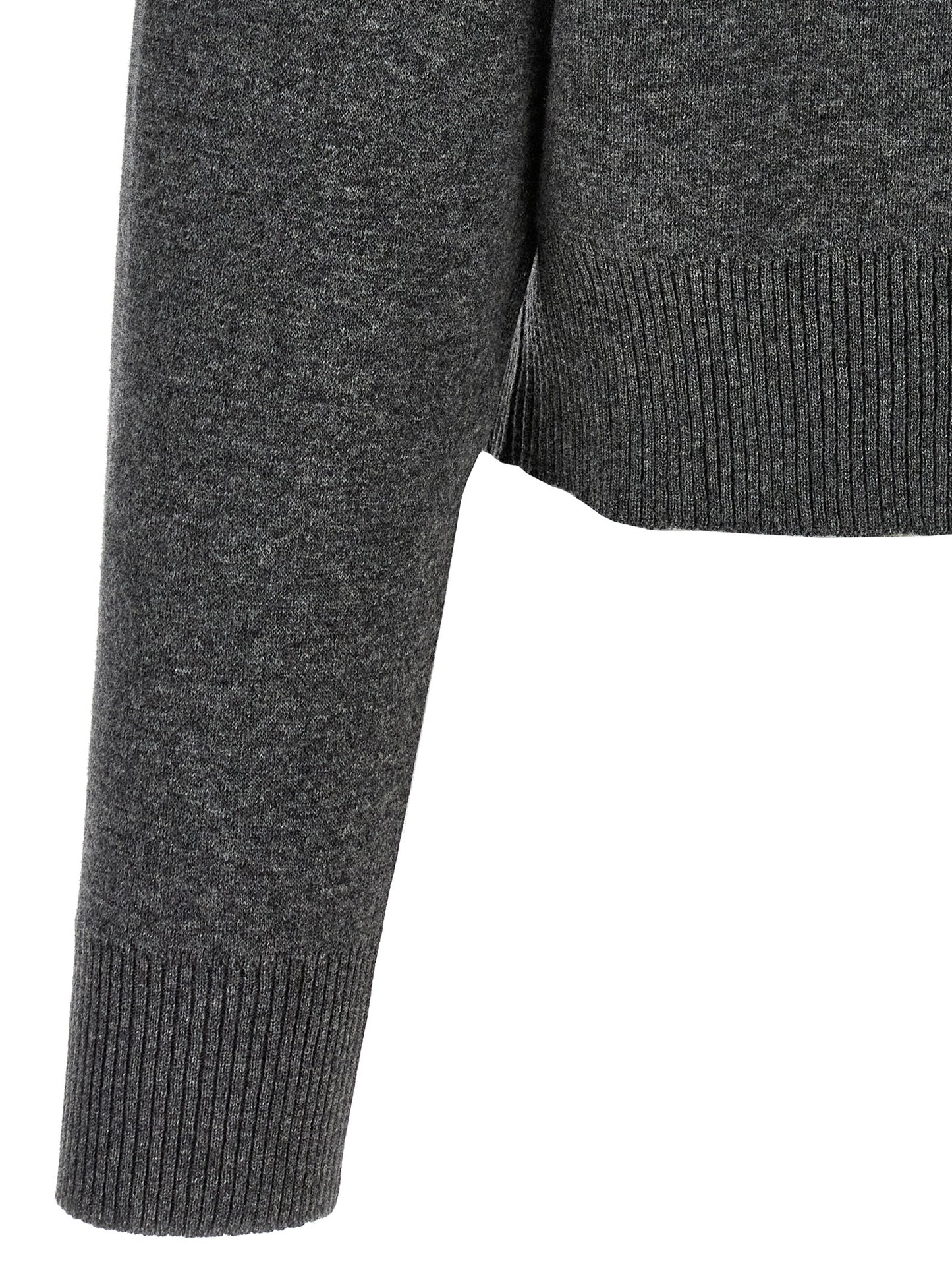 Gray Cashmere Cardigan