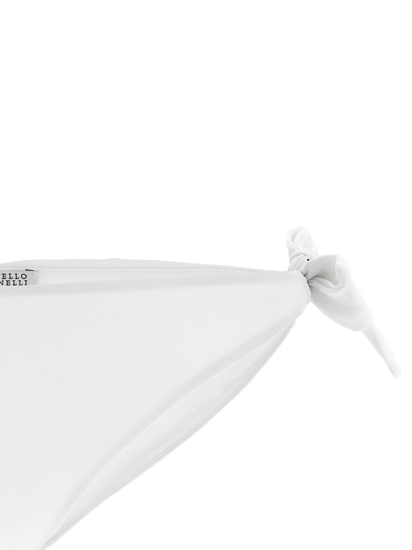 White Polyamide Swim Briefs