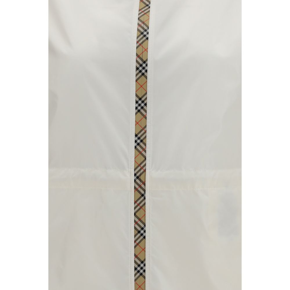 White Polyamide Shell Jacket