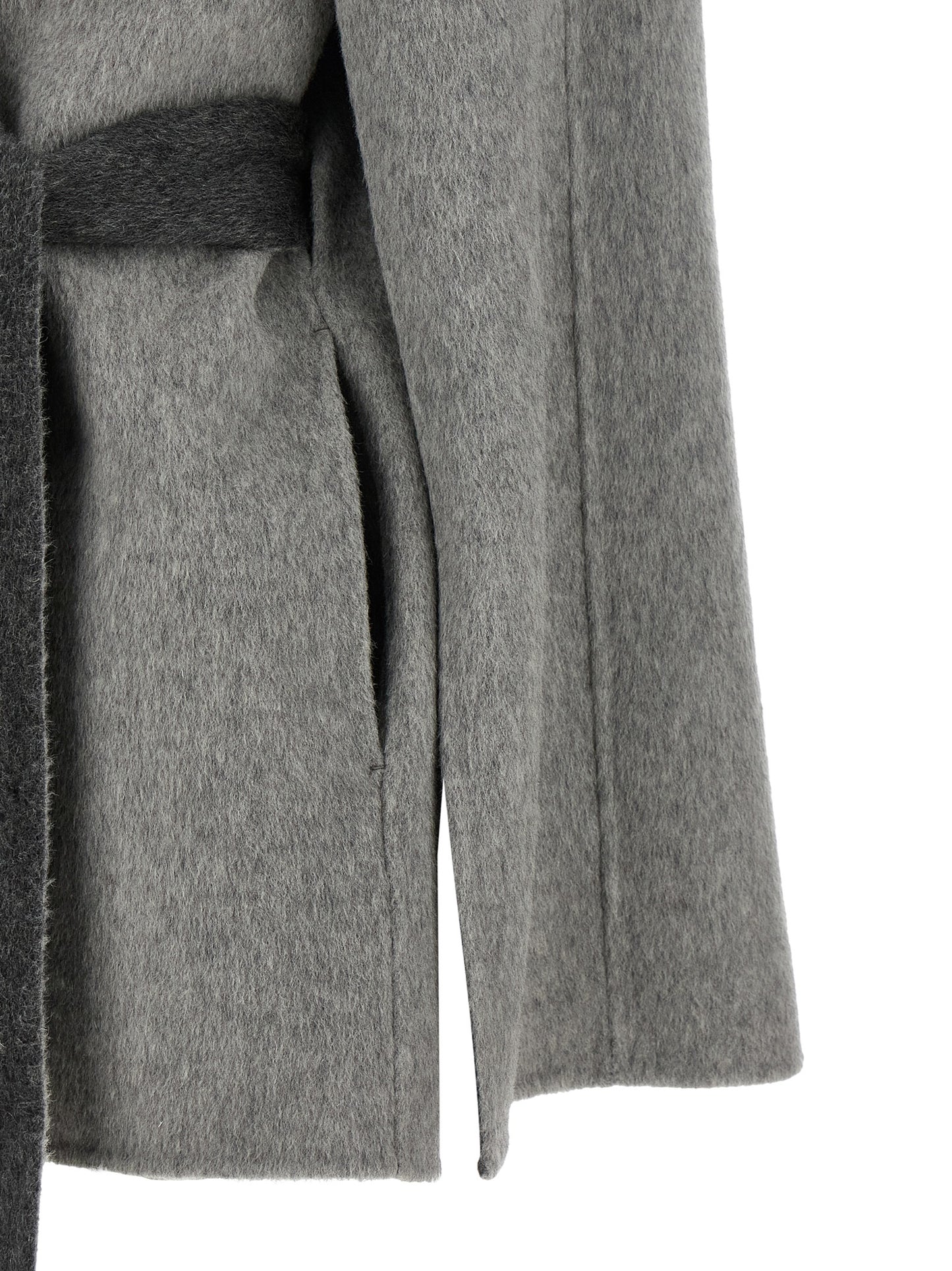 Gray Wool Cardigan