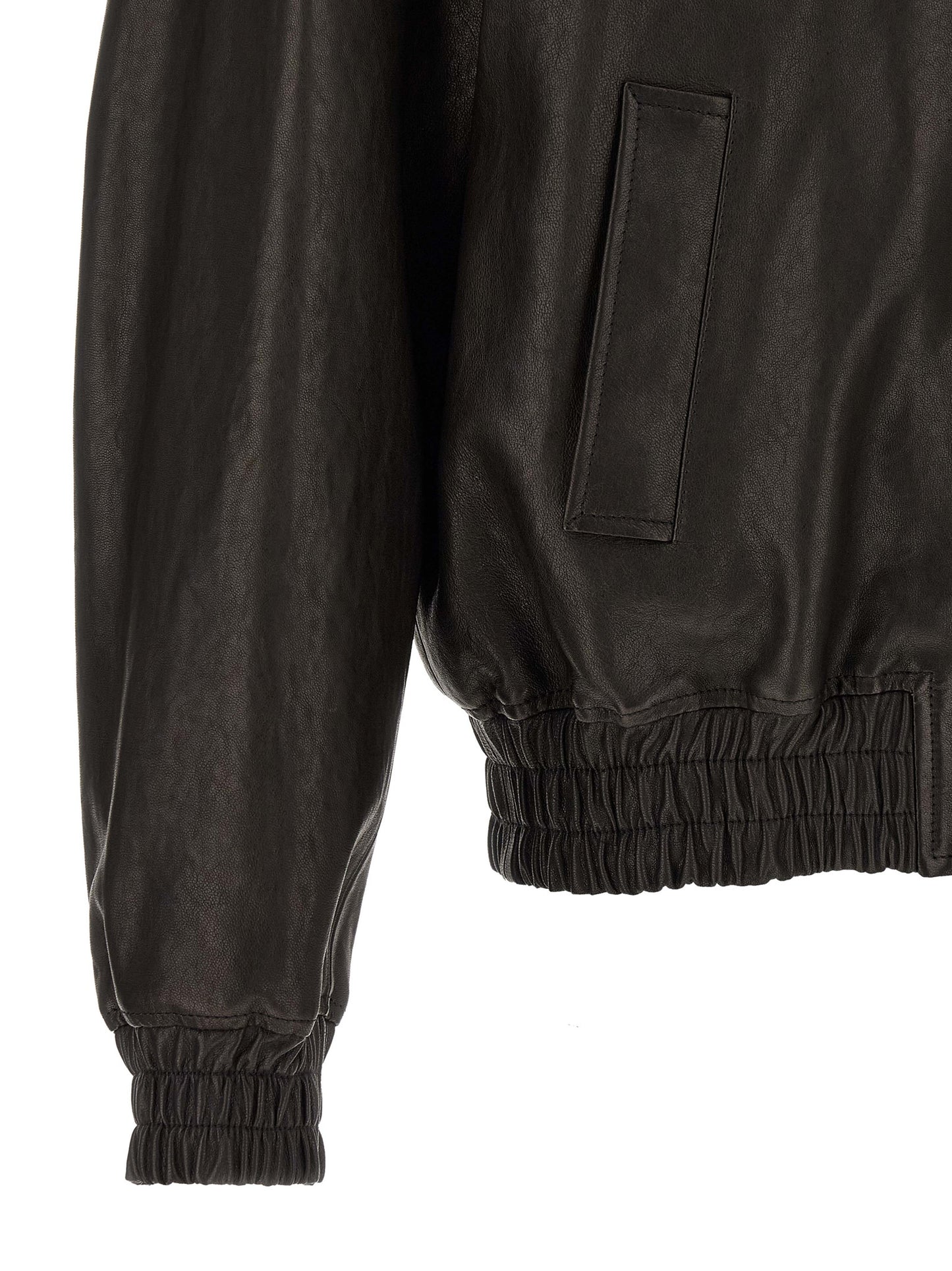 Black Calfskin Leather Jacket