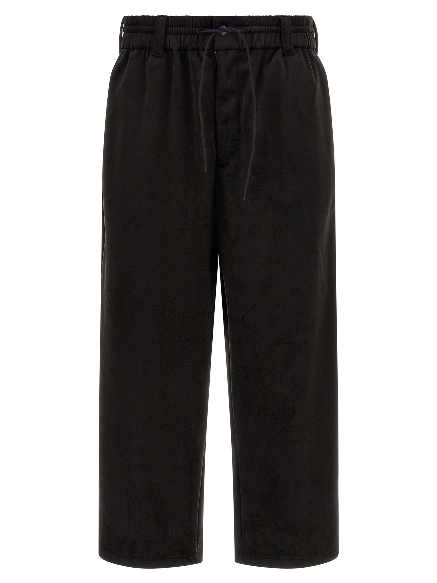 Black Recycled Polyester Joggers (Workout Pants)