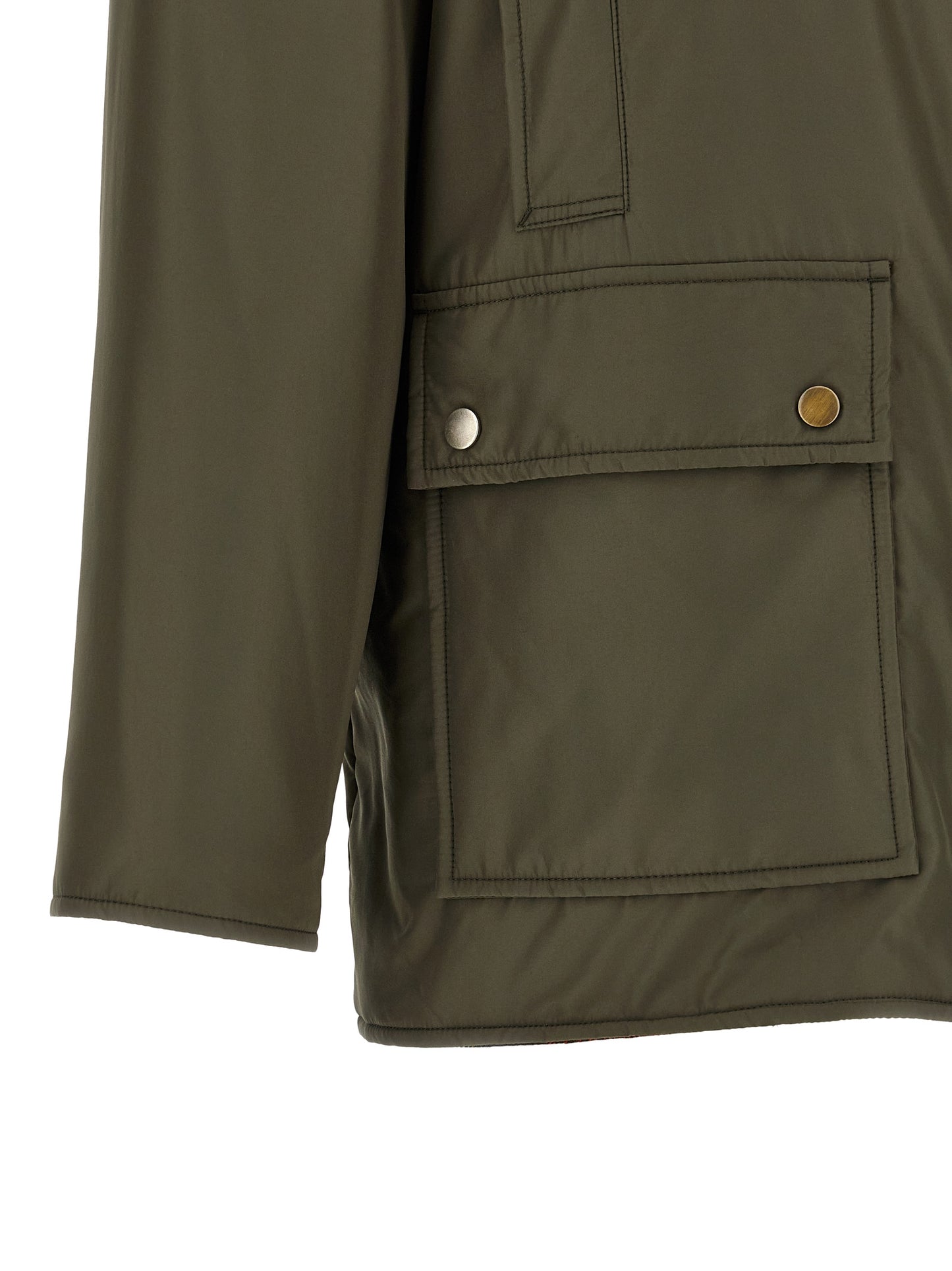Bicolor Polyester Parka