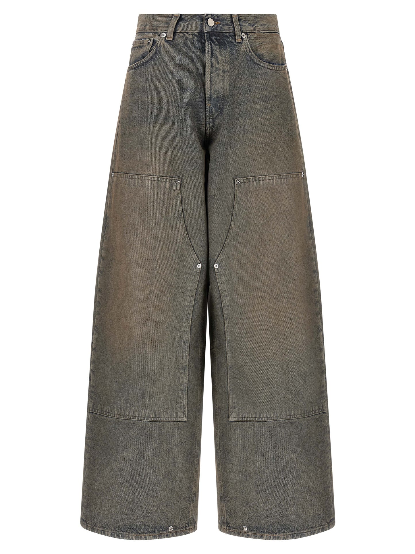 Blue Cotton Relaxed Fit Jeans