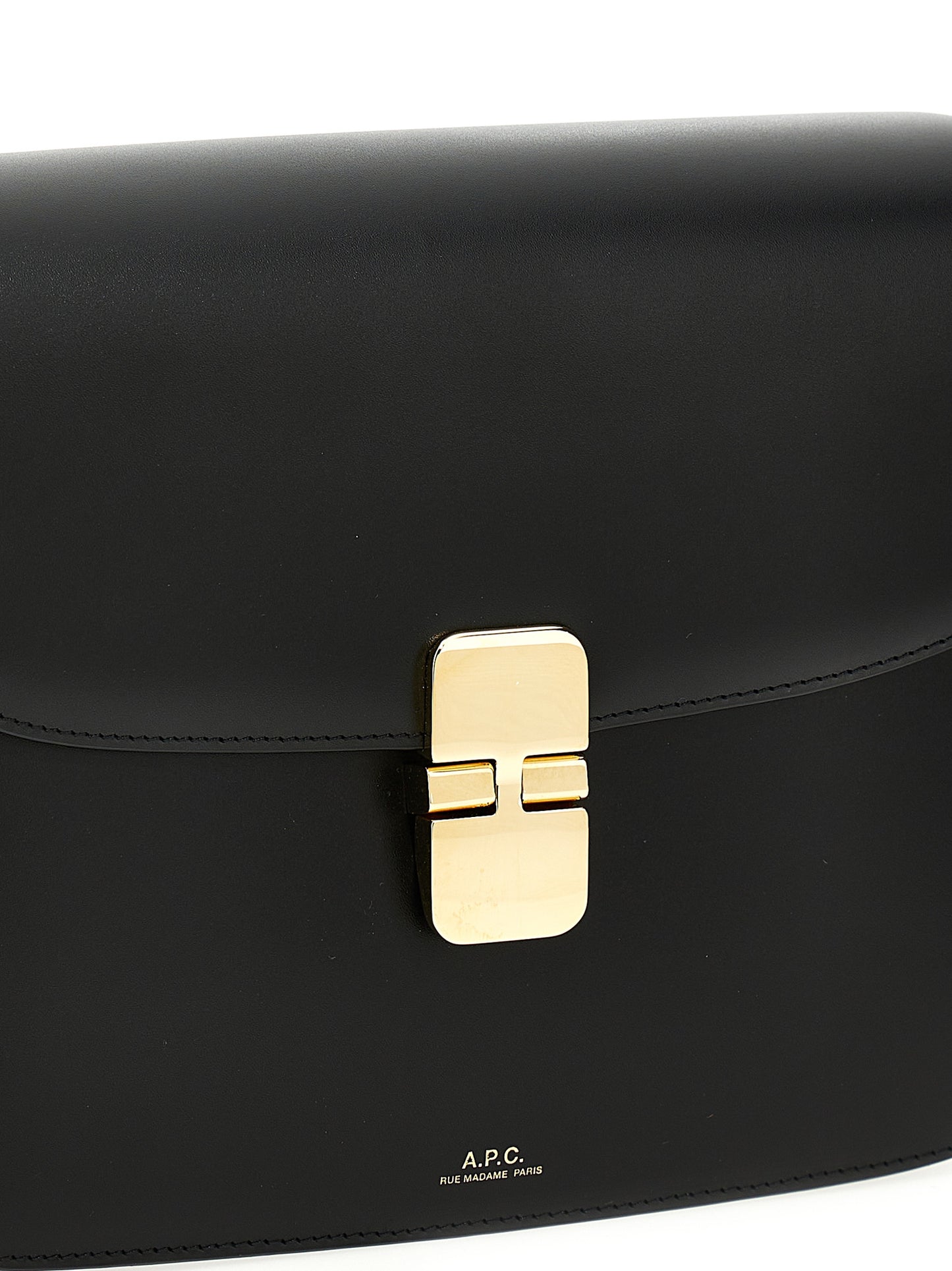 Black Cowhide Crossbody Bag