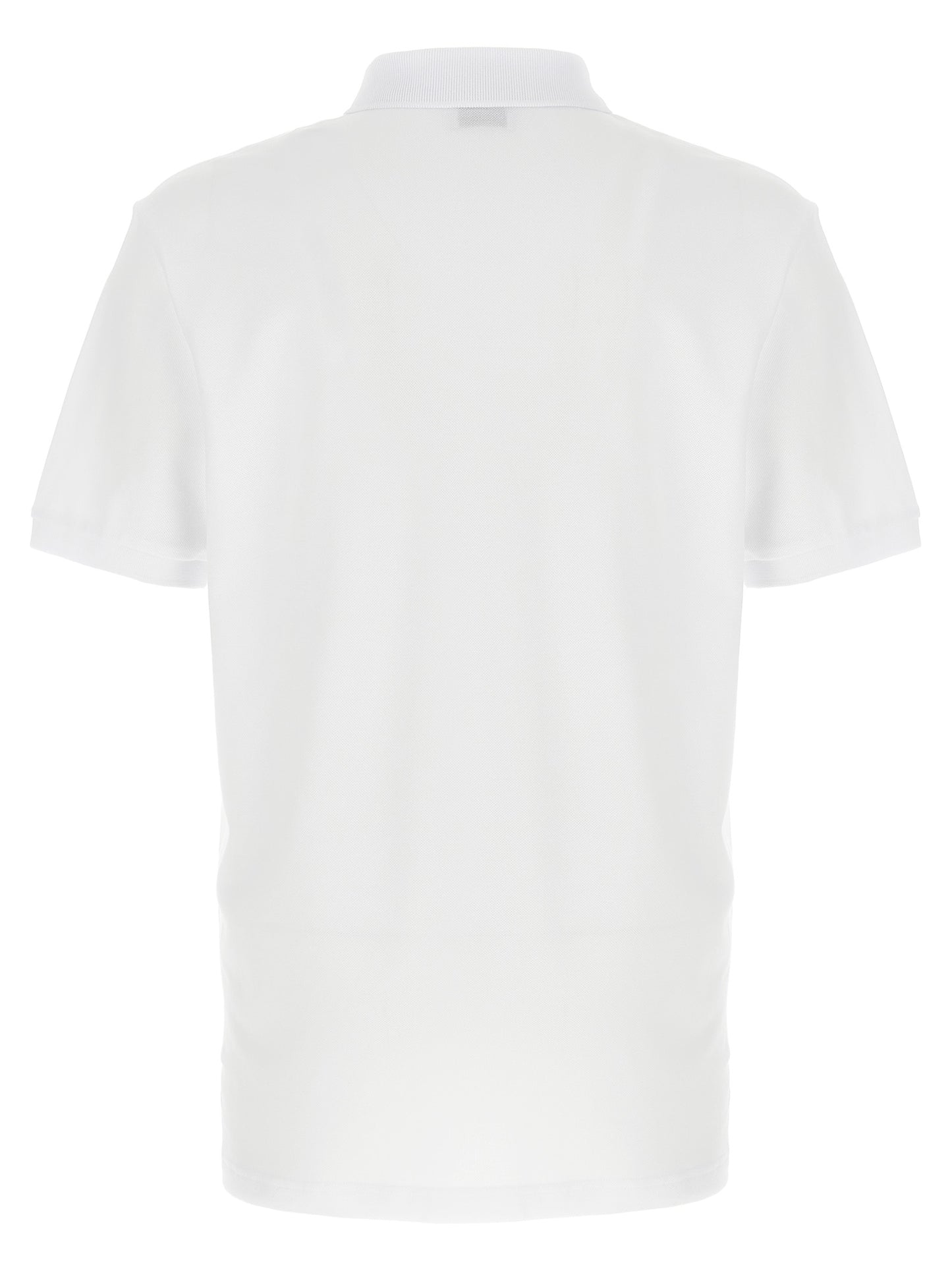 White Cotton Polo Shirt