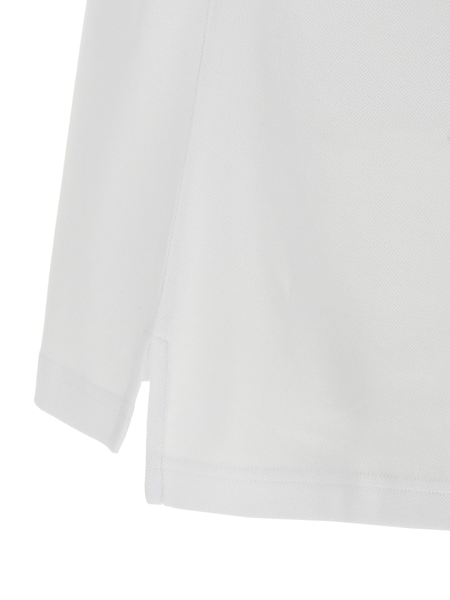 White Cotton Polo Shirt