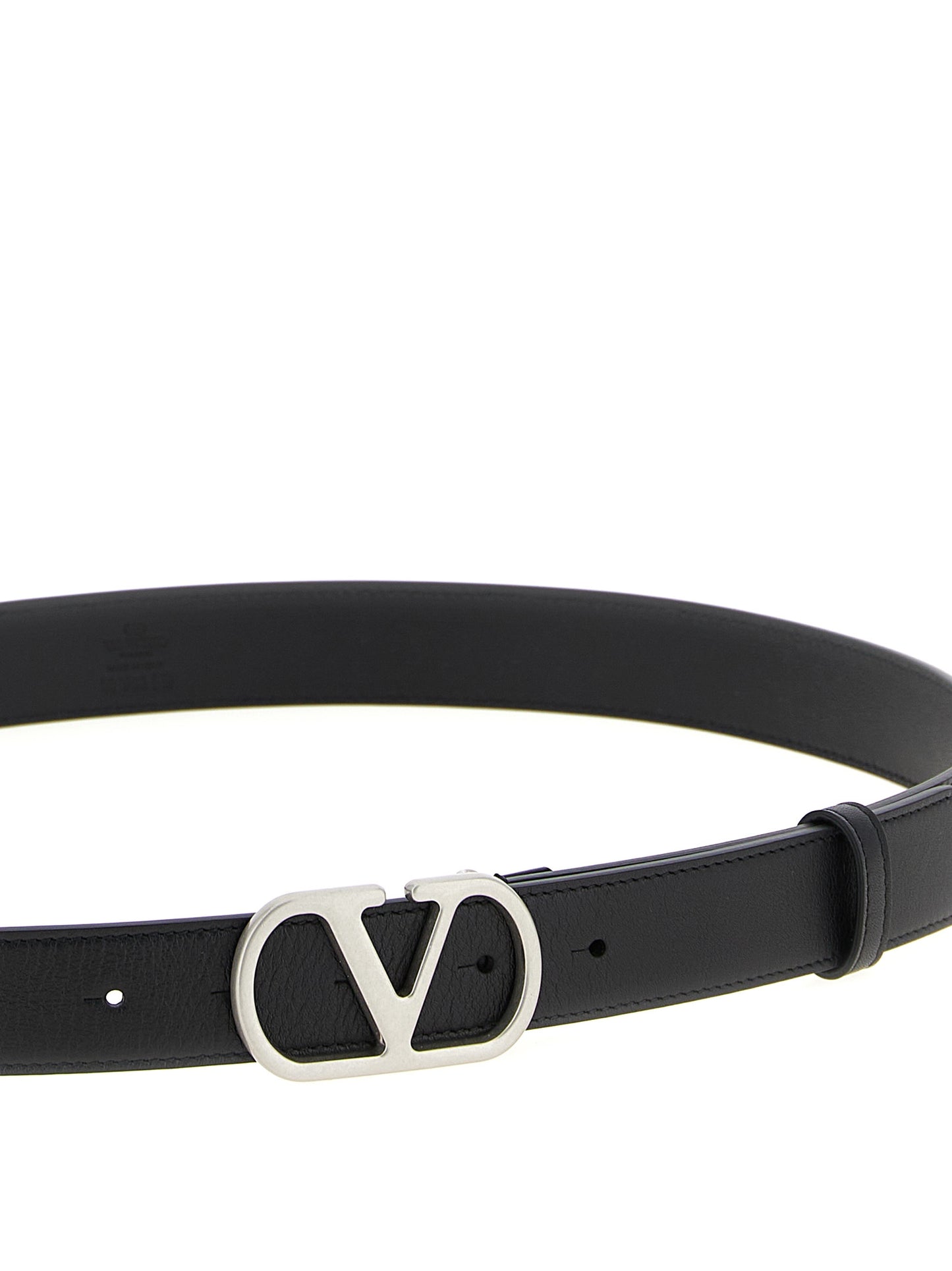 Black Calfskin Regular Belt