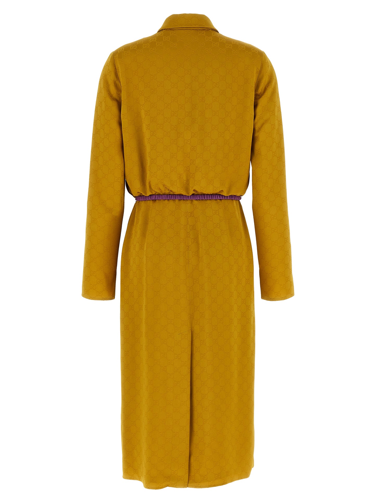 Bicolor Viscose Midi Dress
