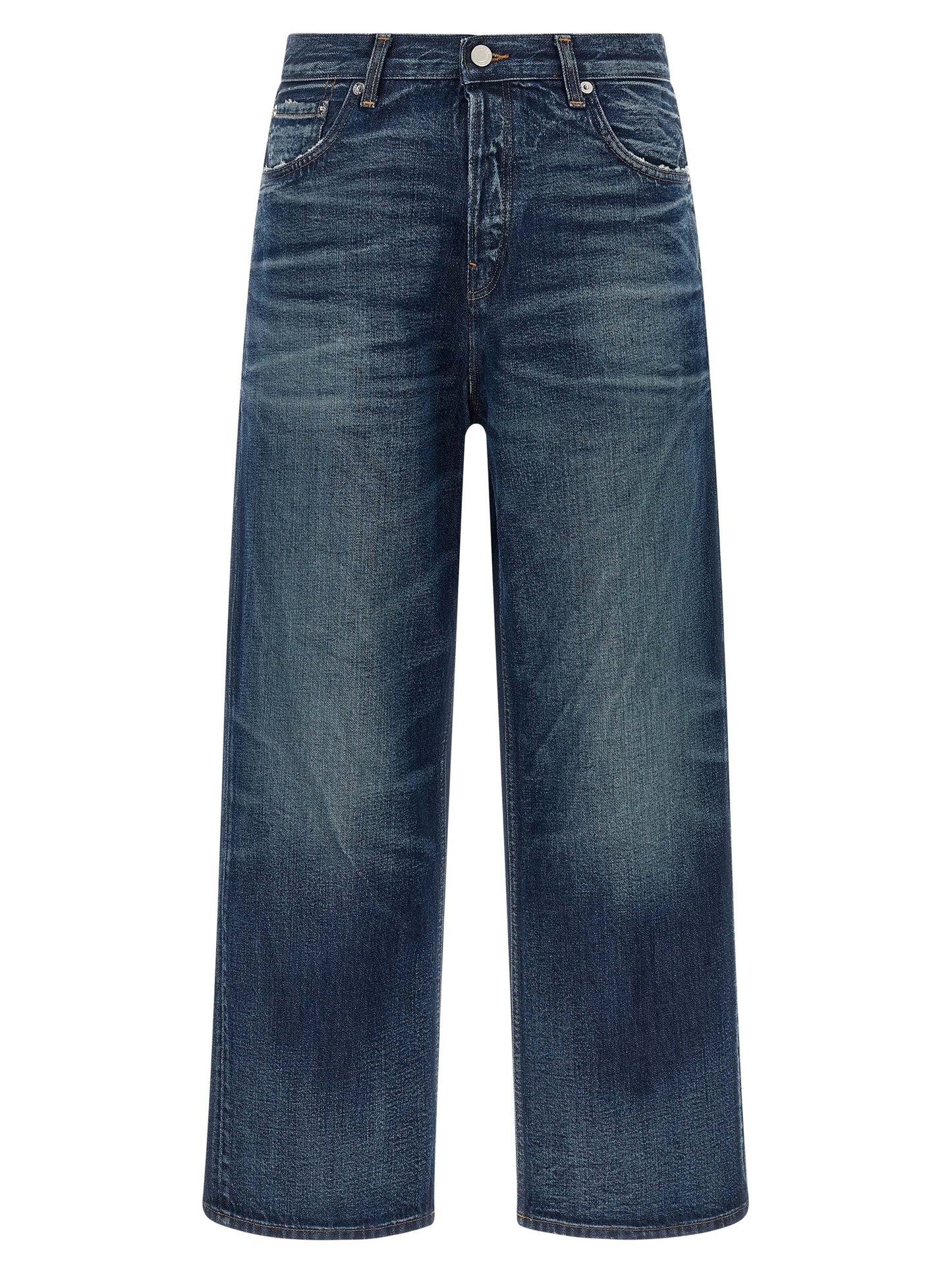 Blue Cotton Jeans Denim