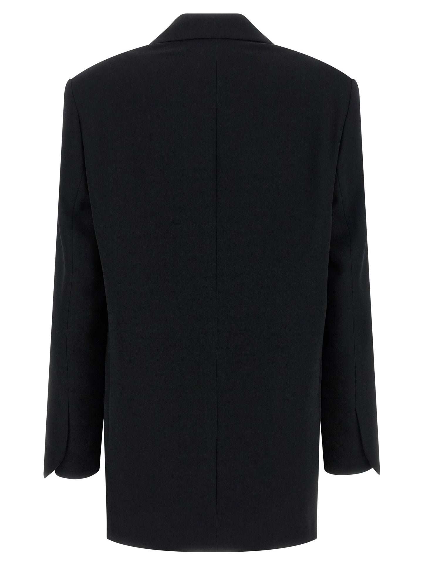 Black Polyester Blazer