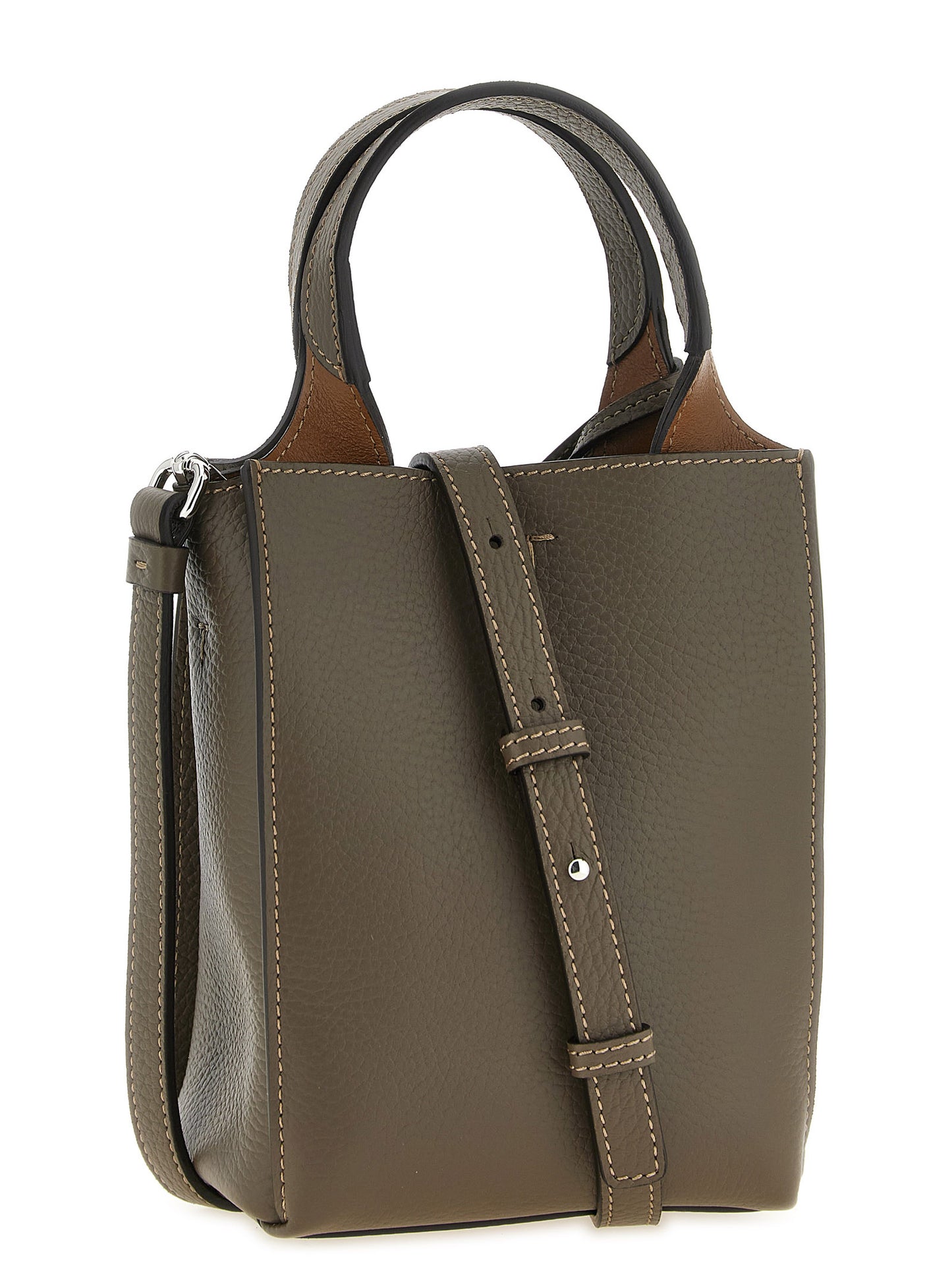 Bicolor Calfskin Handbag
