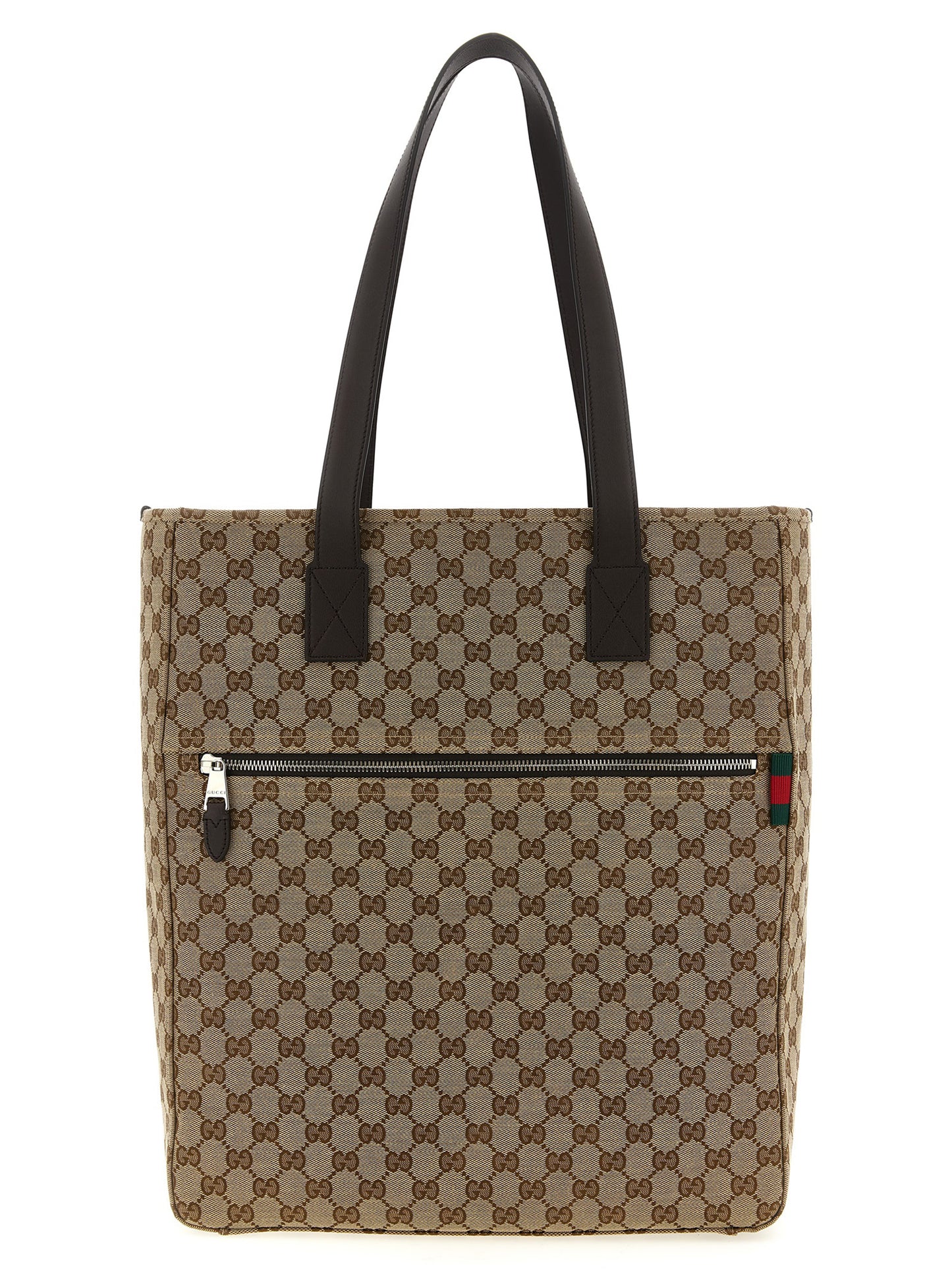 Brown Polyester Shoulder Bag