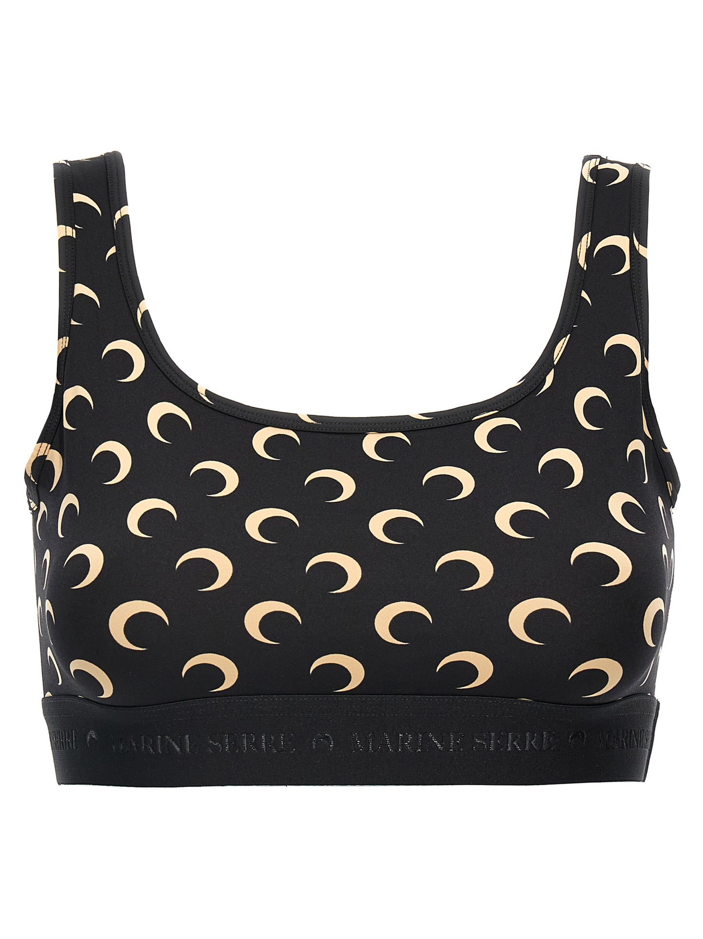 Black Polyamide Sport Bra