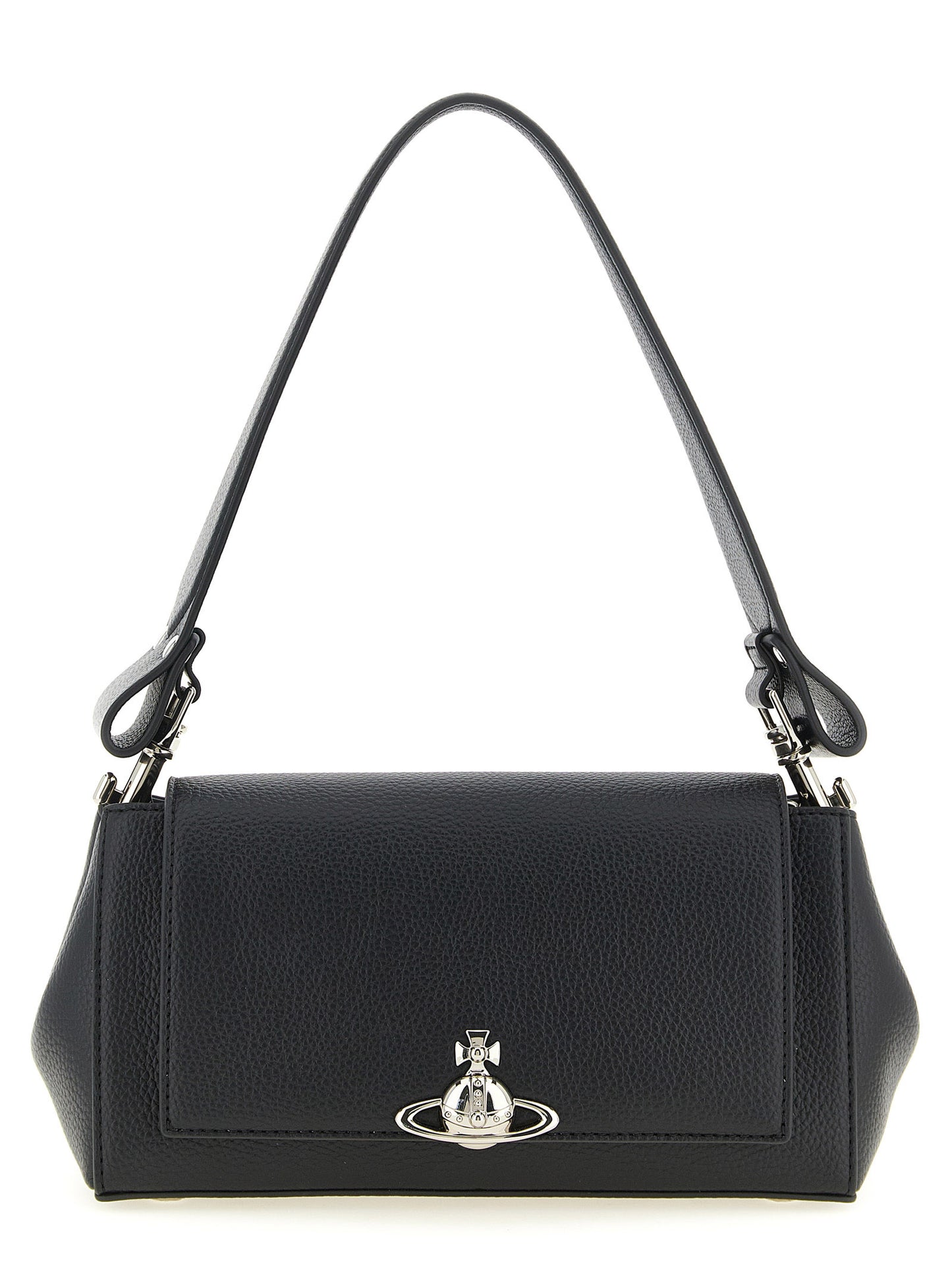 Black Polyethylene Shoulder Bag
